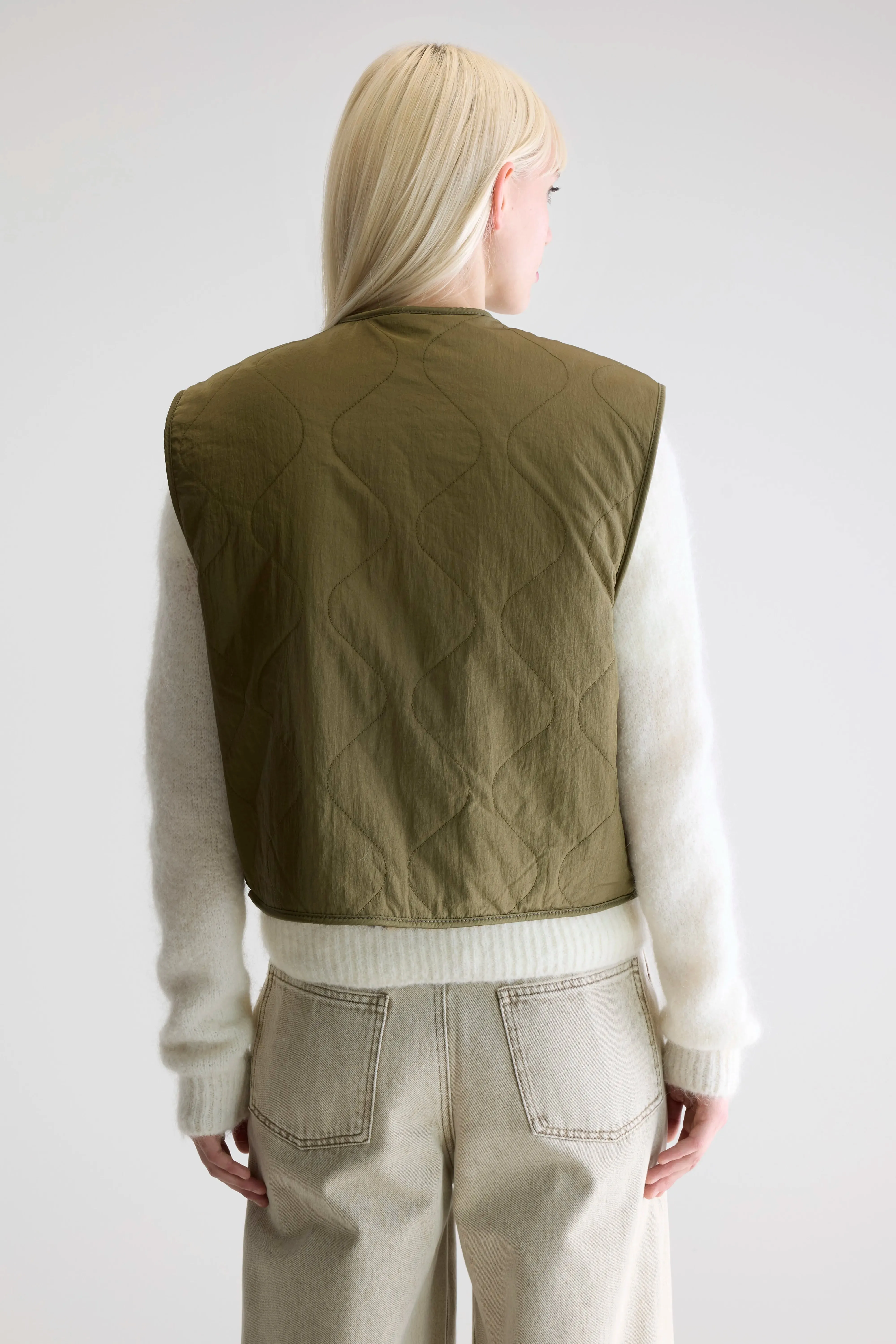 Eloise sleeveless jacket (252 / W / ARMY) sold by Bellerose product image thumbnail 5
