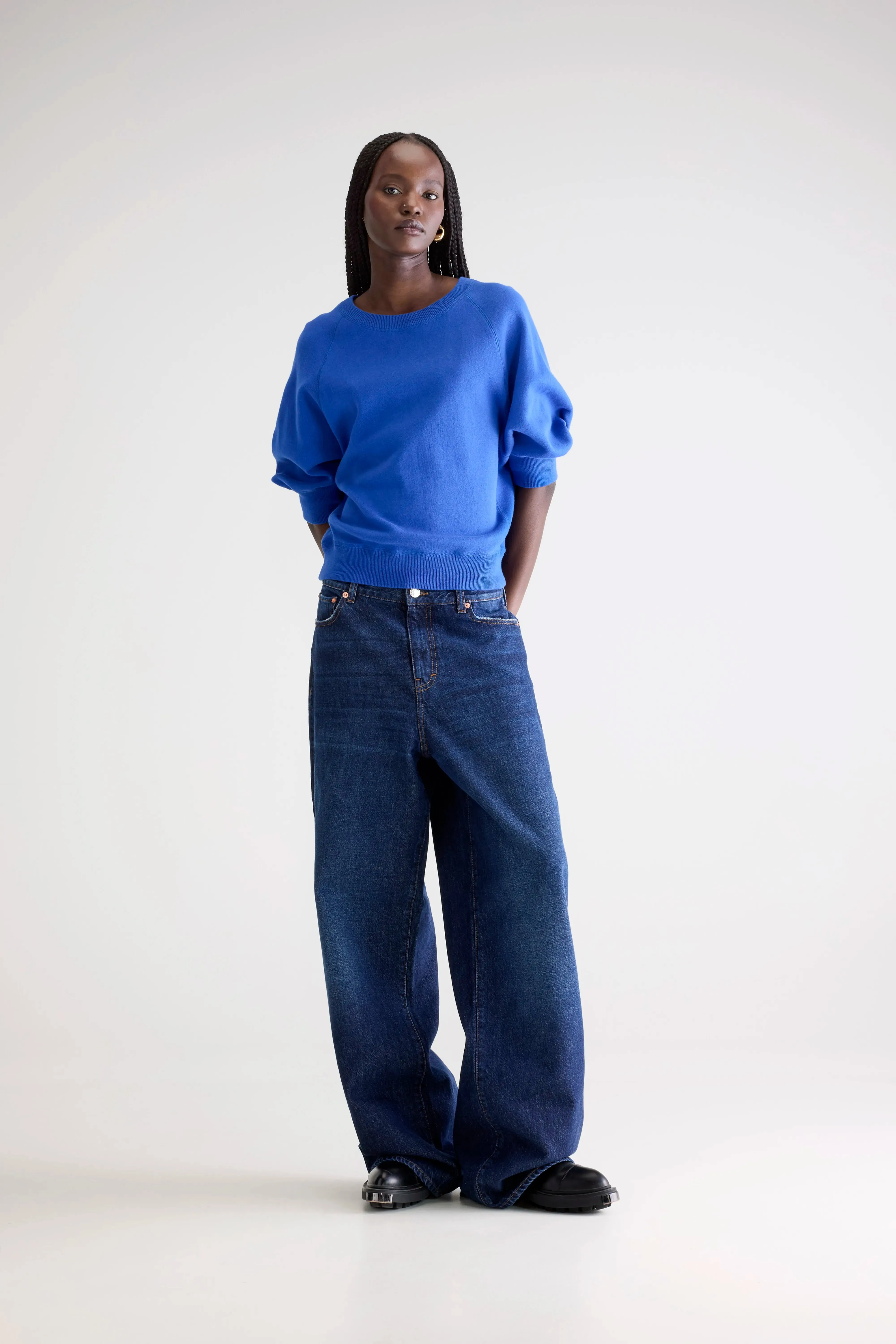 Anglet crewneck sweater (252 / W / LAZULI) sold by Bellerose product image thumbnail 3