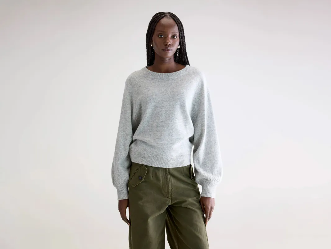 Spanne crewneck sweater (252 / W / LIGHT GREY) sold by Bellerose
