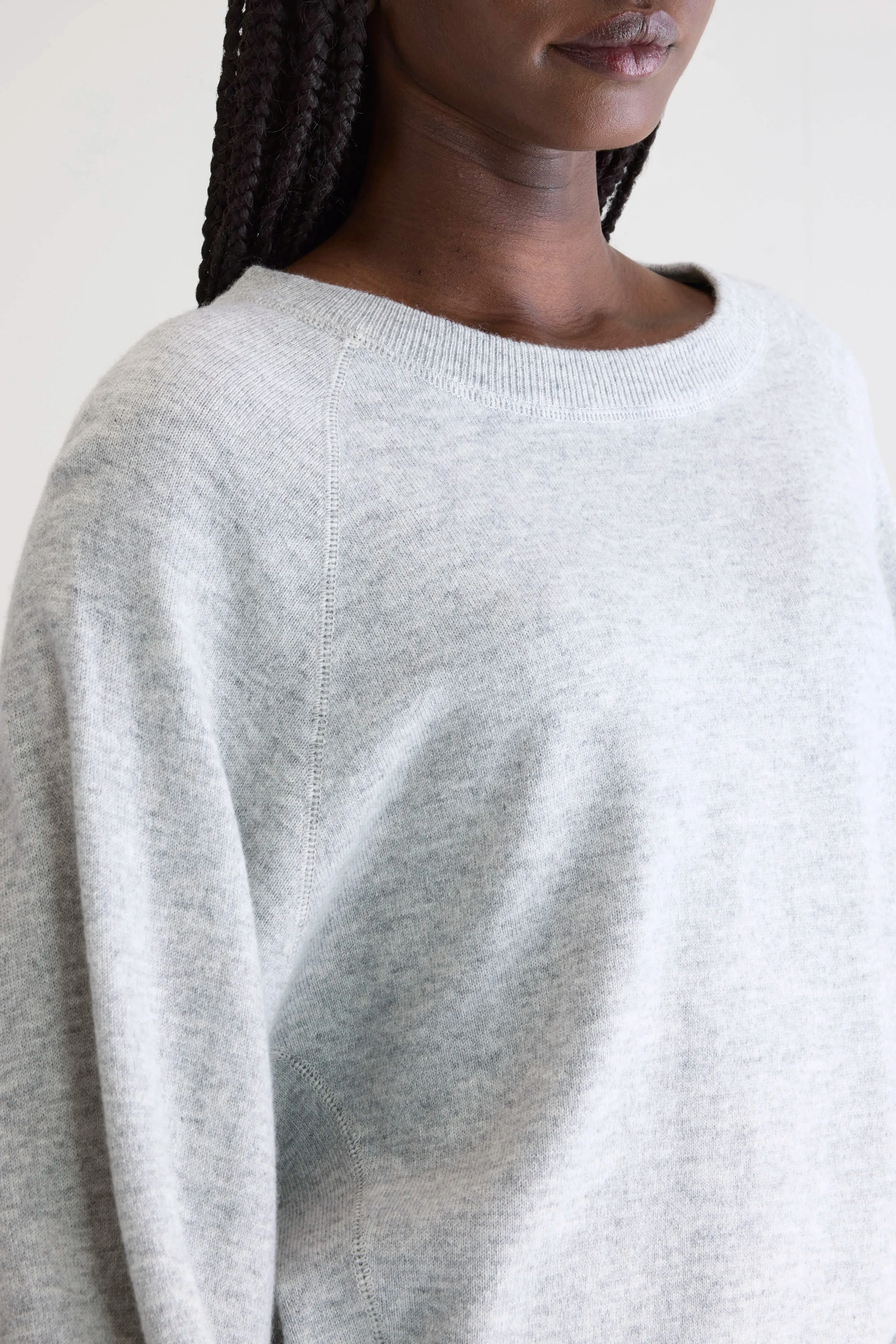 Spanne crewneck sweater (252 / W / LIGHT GREY) sold by Bellerose product image thumbnail 5