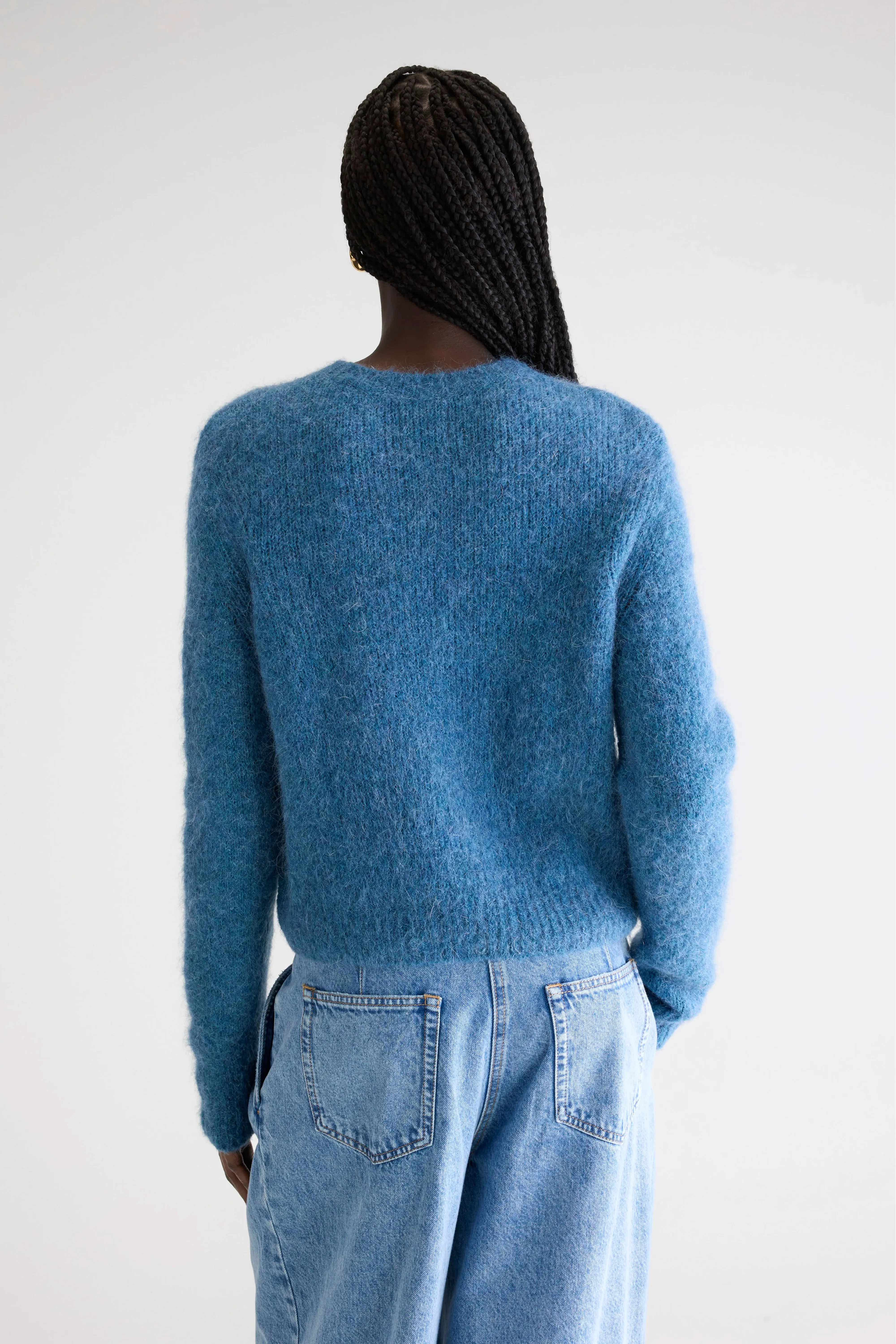 Anco crewneck sweater (252 / W / BLUE JEANS) sold by Bellerose product image thumbnail 4