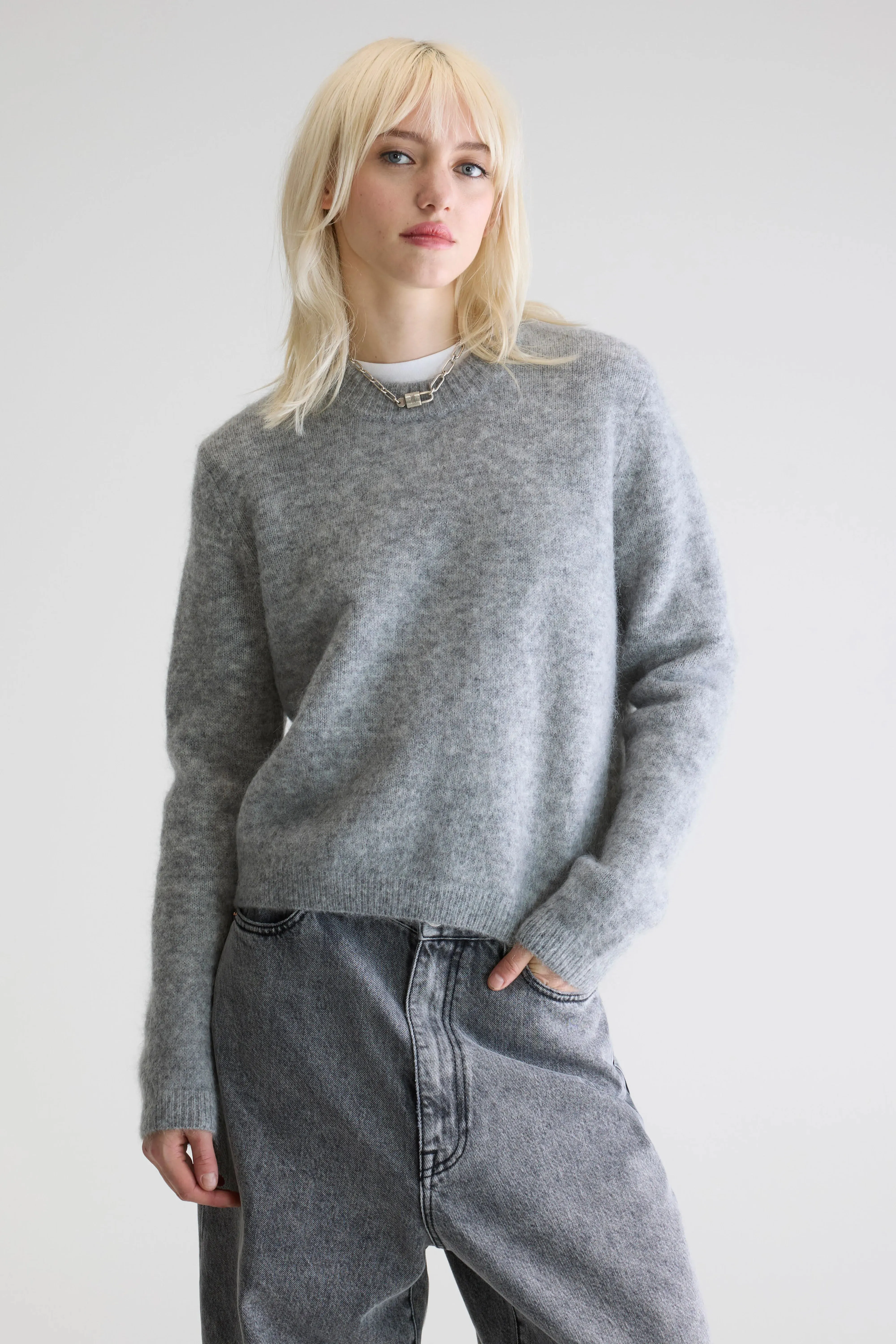 Auron slim sweater (252 / W / H. GREY) sold by Bellerose product image thumbnail 2