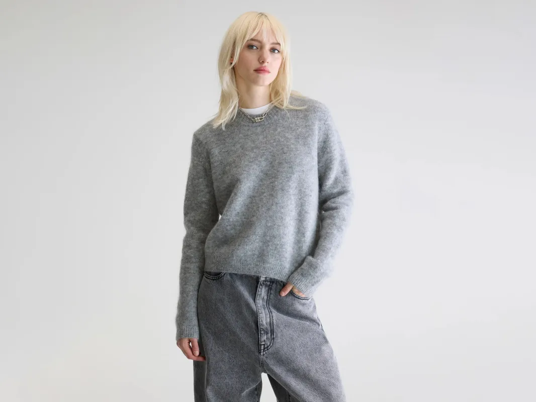 Auron slim sweater (252 / W / H. GREY) sold by Bellerose