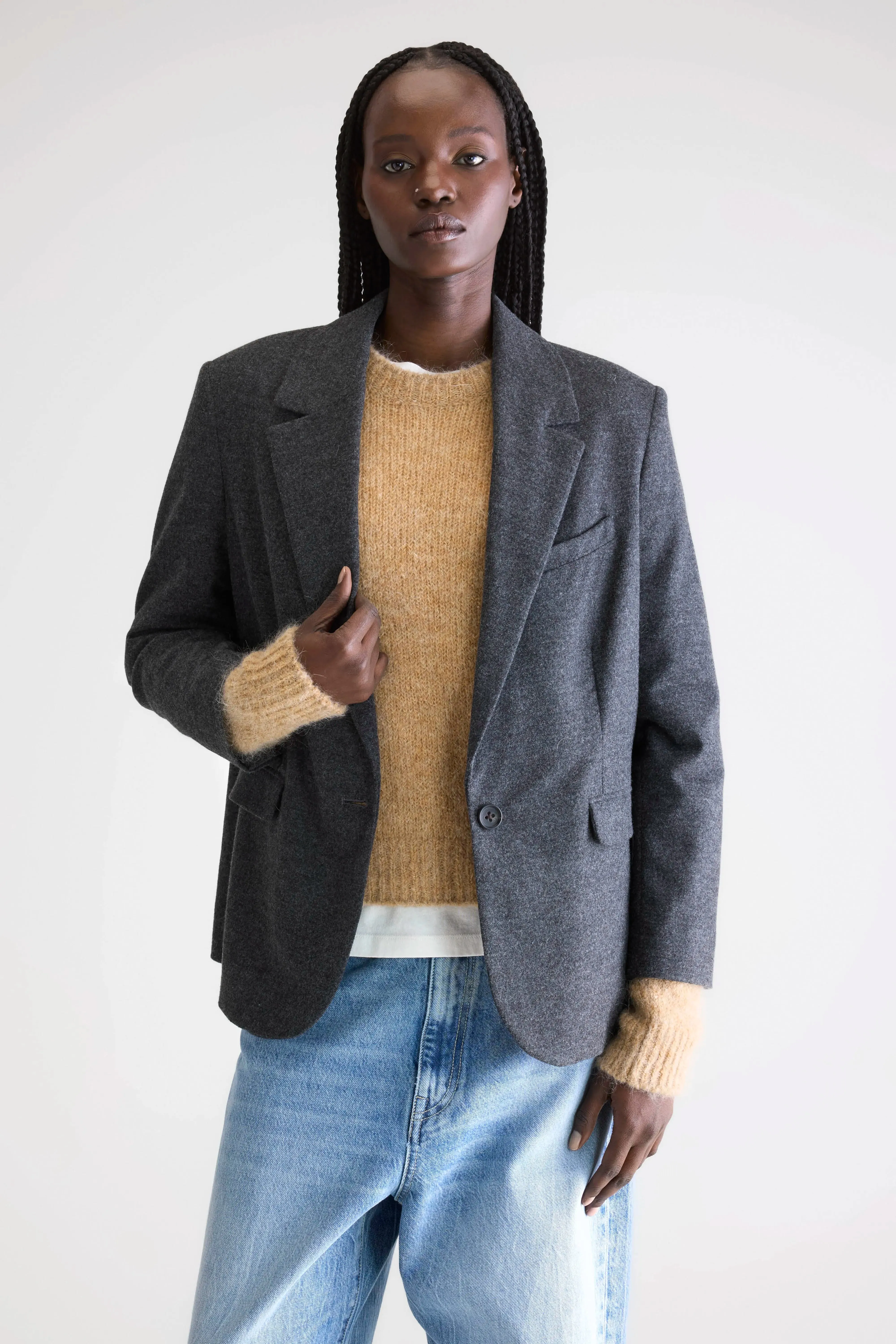 Volle tailored blazer (252 / W / ANTHRACITE) sold by Bellerose product image thumbnail 2