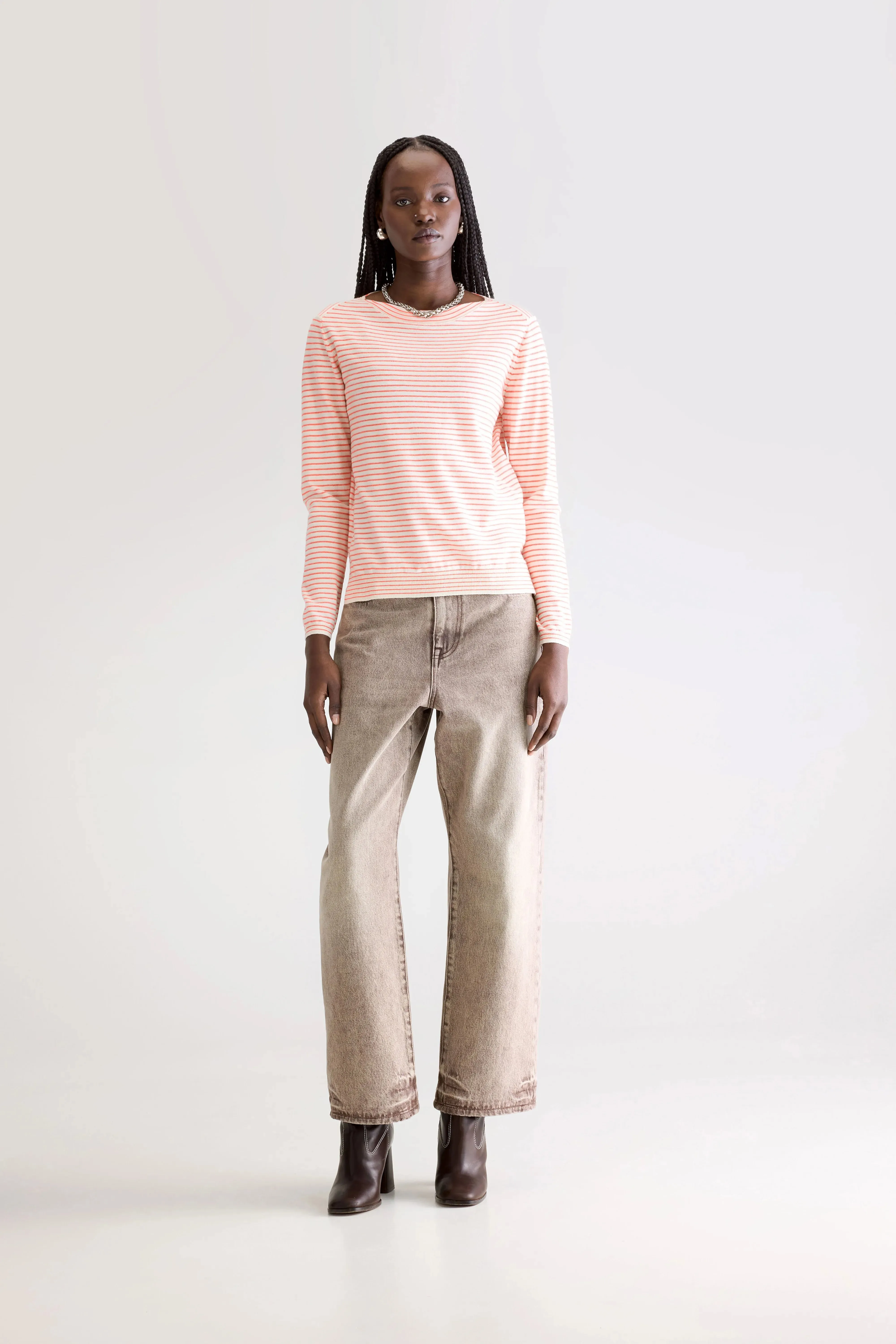 Gop boatneck sweater (252 / W / STRIPE B) sold by Bellerose product image thumbnail 3