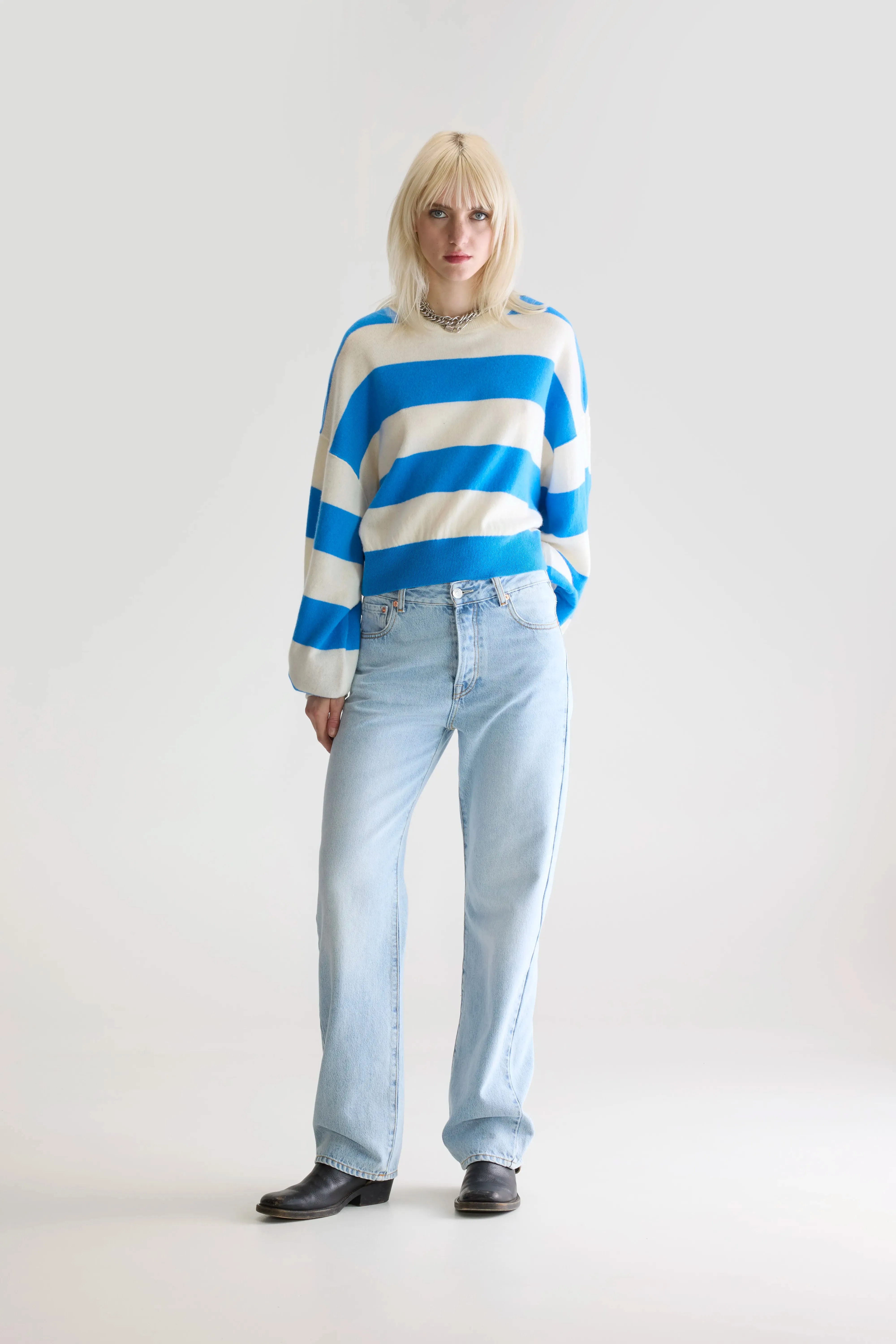 Attus cropped sweater (252 / W / STRIPE A) sold by Bellerose product image thumbnail 3