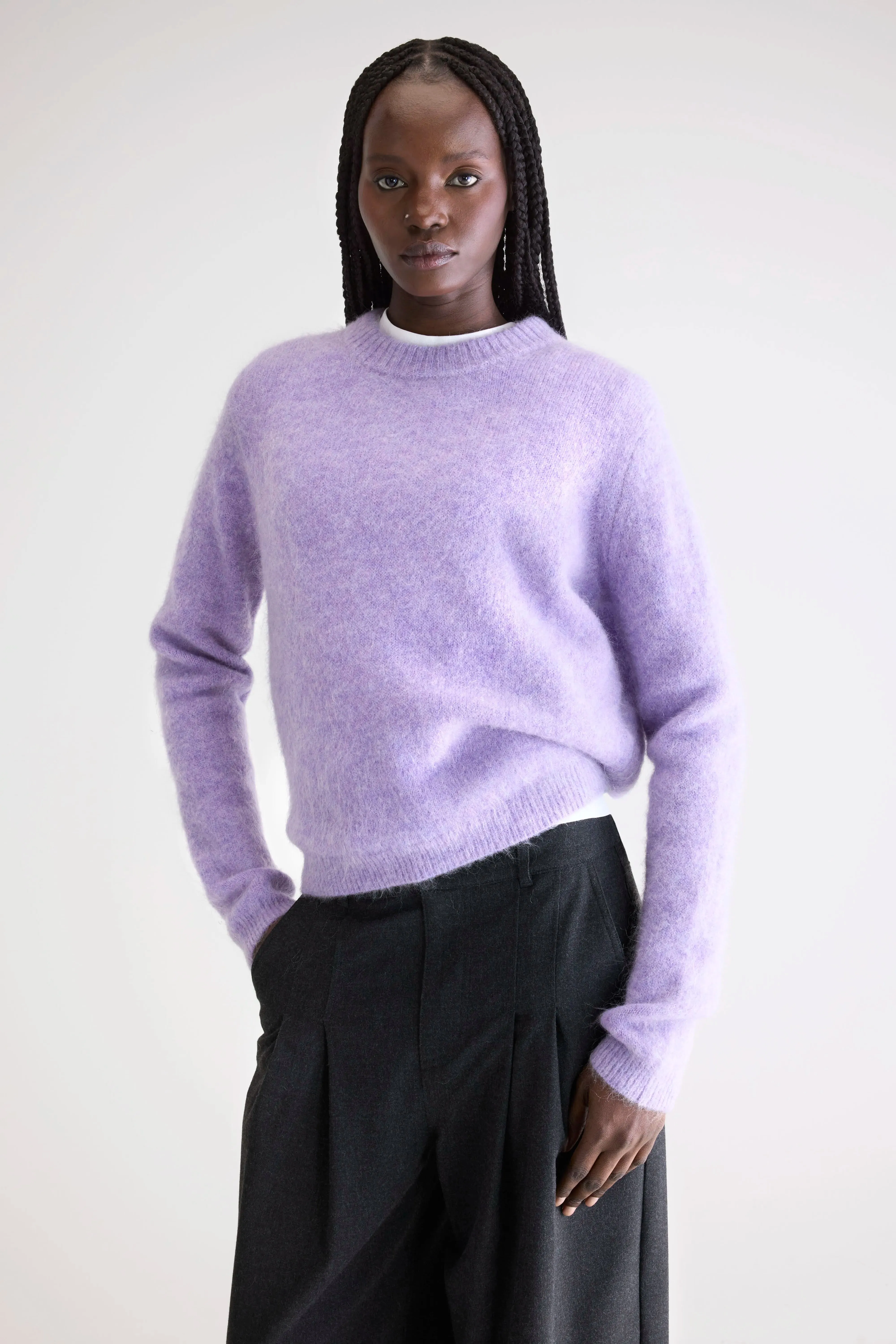 Auron slim sweater (252 / W / BONBON) sold by Bellerose product image thumbnail 2