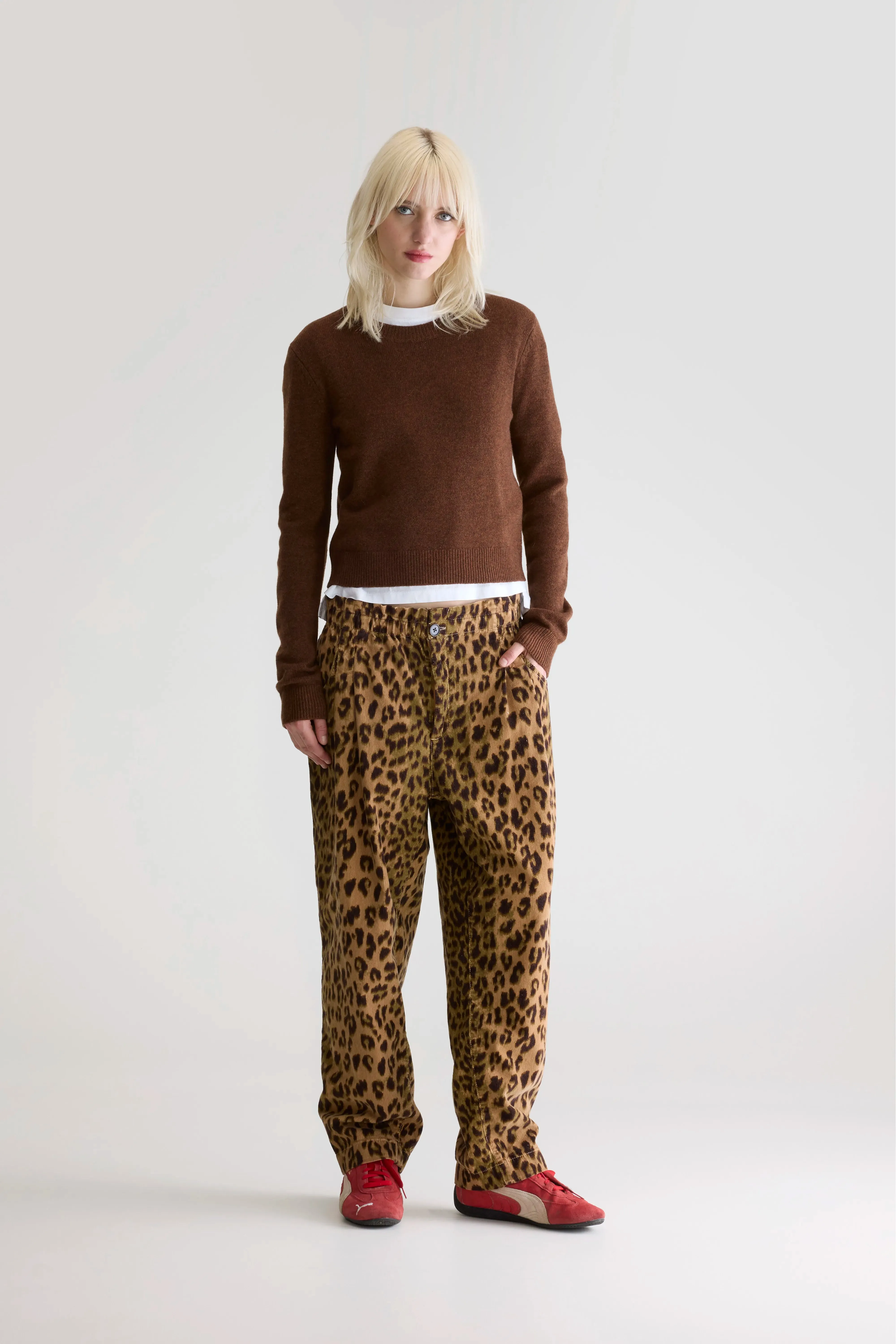 Spag slim cashmere sweater (252 / W / SUEDE) sold by Bellerose product image thumbnail 3