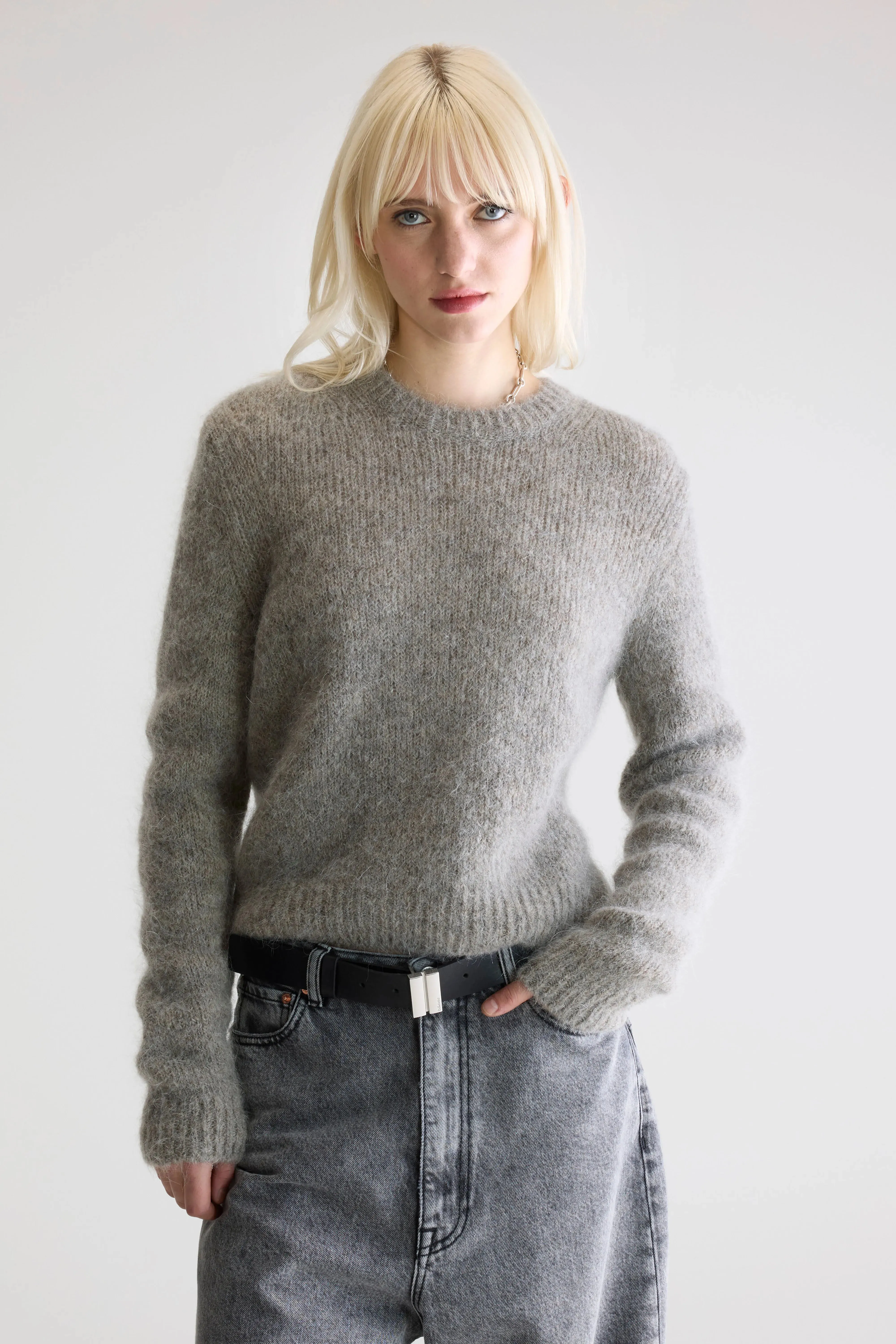 Anco crewneck sweater (252 / W / H. GREY) sold by Bellerose product image thumbnail 2