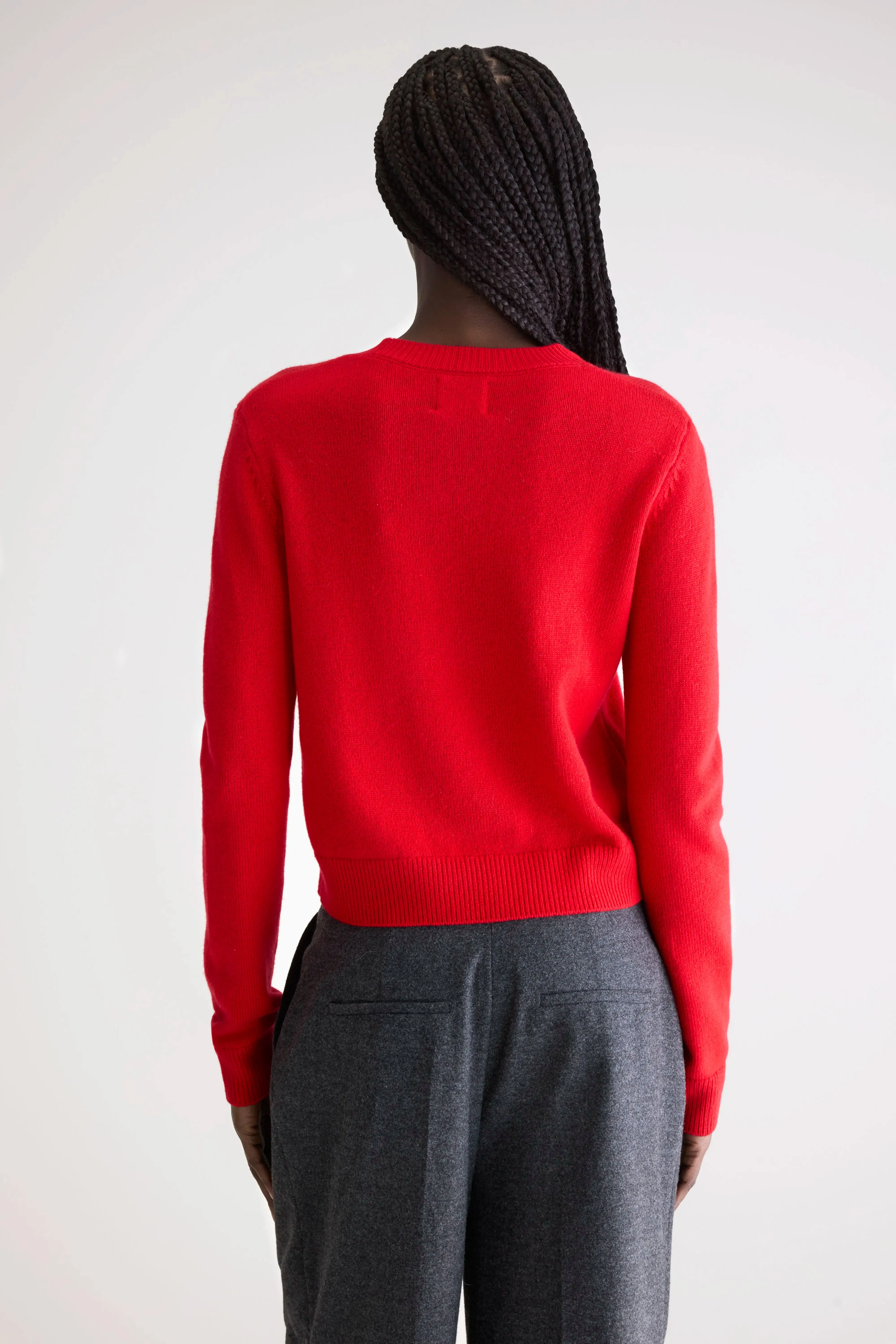 Spag slim cashmere sweater (252 / W / AMORE) sold by Bellerose product image thumbnail 4