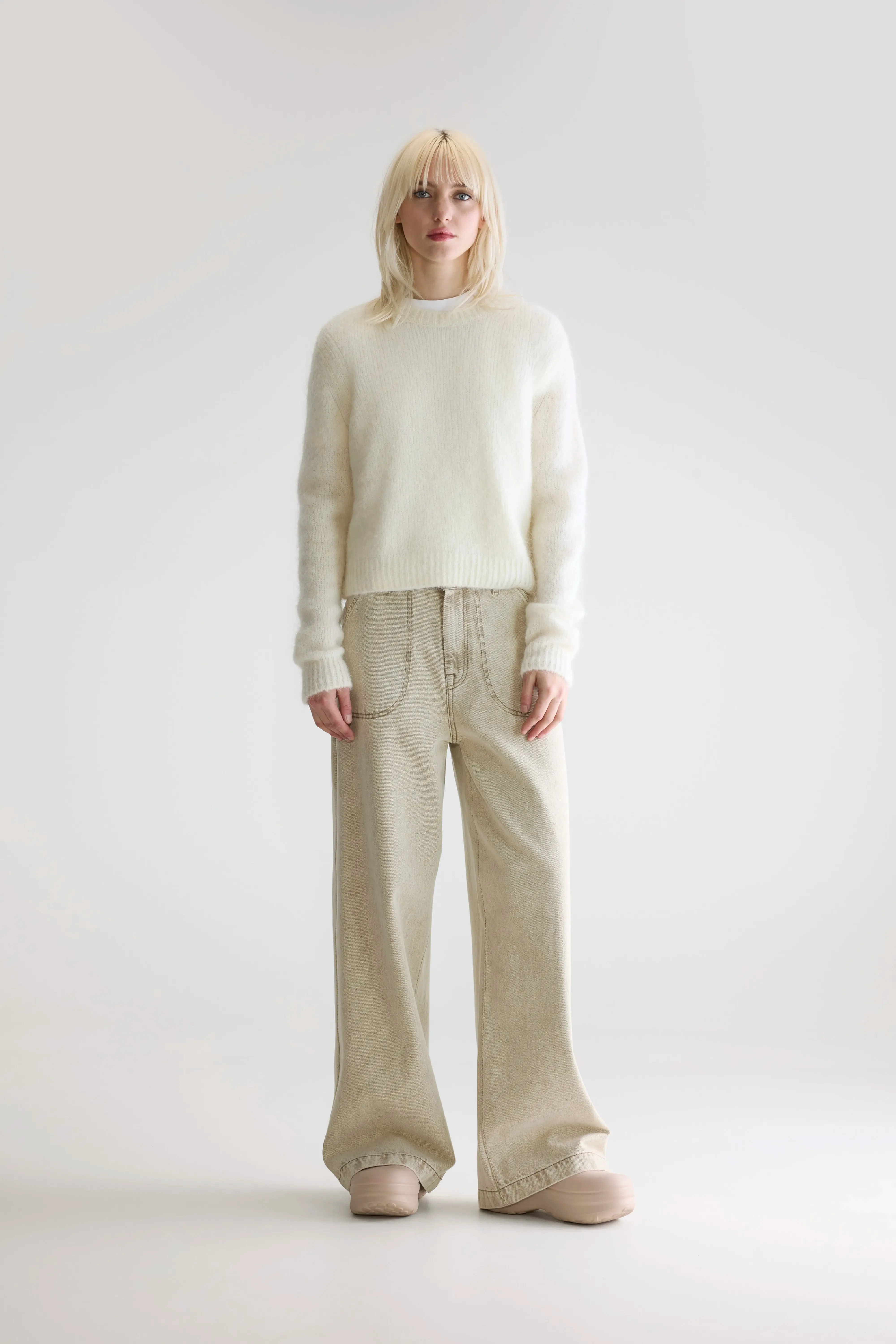 Anco crewneck sweater (252 / W / ECRU) sold by Bellerose product image thumbnail 3