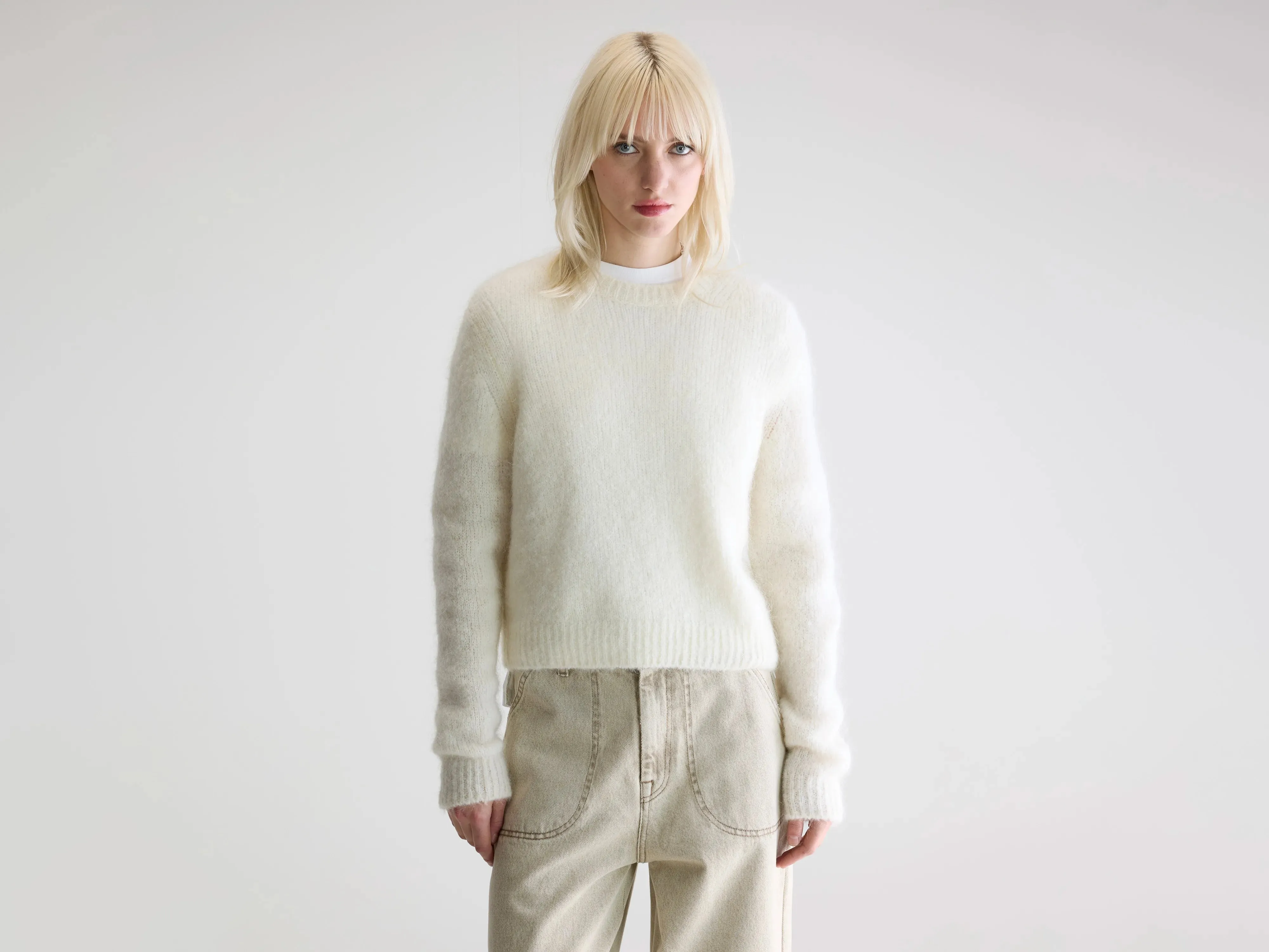 Anco crewneck sweater (252 / W / ECRU) sold by Bellerose