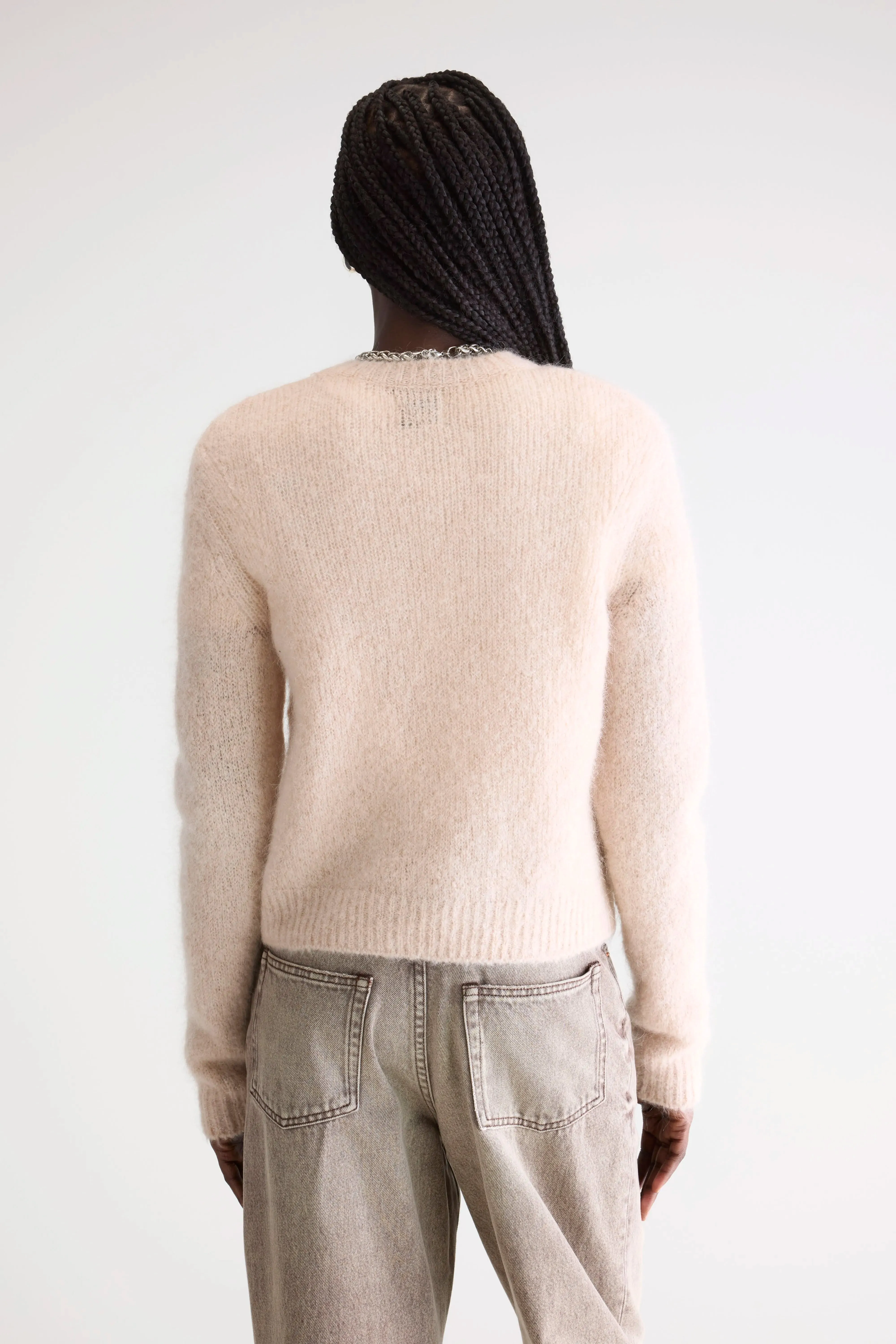 Anco crewneck sweater (252 / W / LIGHT ROSE) sold by Bellerose product image thumbnail 4