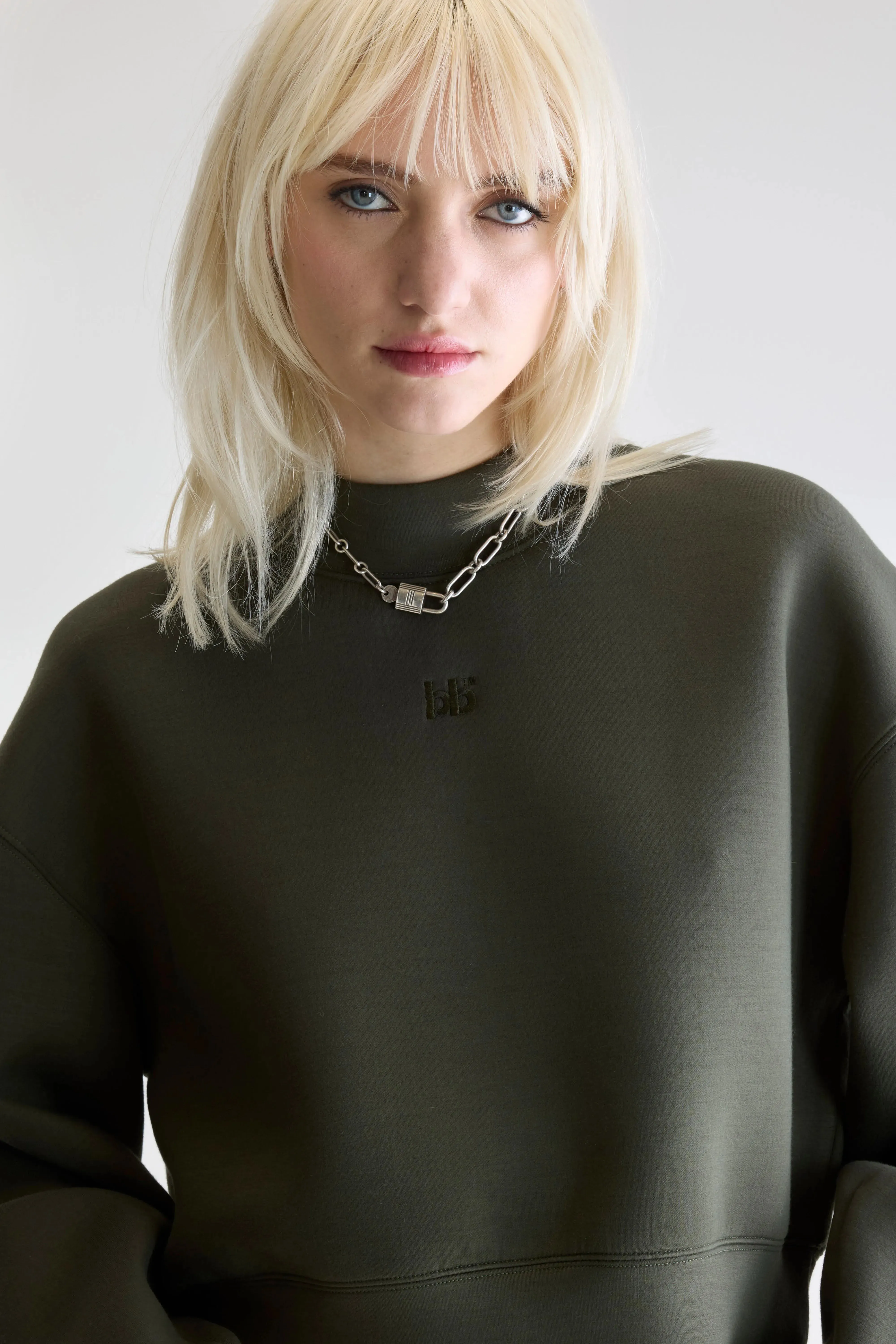 Tashi cropped sweatshirt (252 / W / FOREST) sold by Bellerose product image thumbnail 5