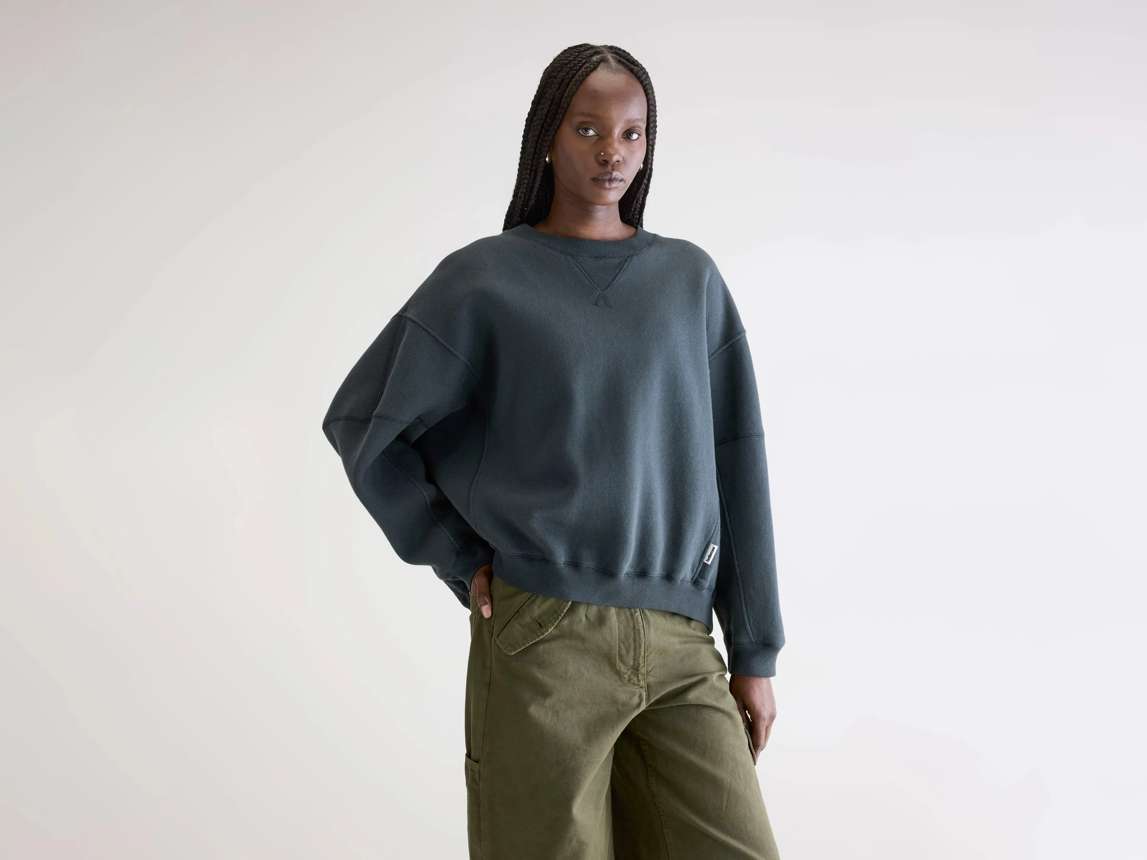 Flips crewneck sweatshirt (252 / W / PIRATE) sold by Bellerose