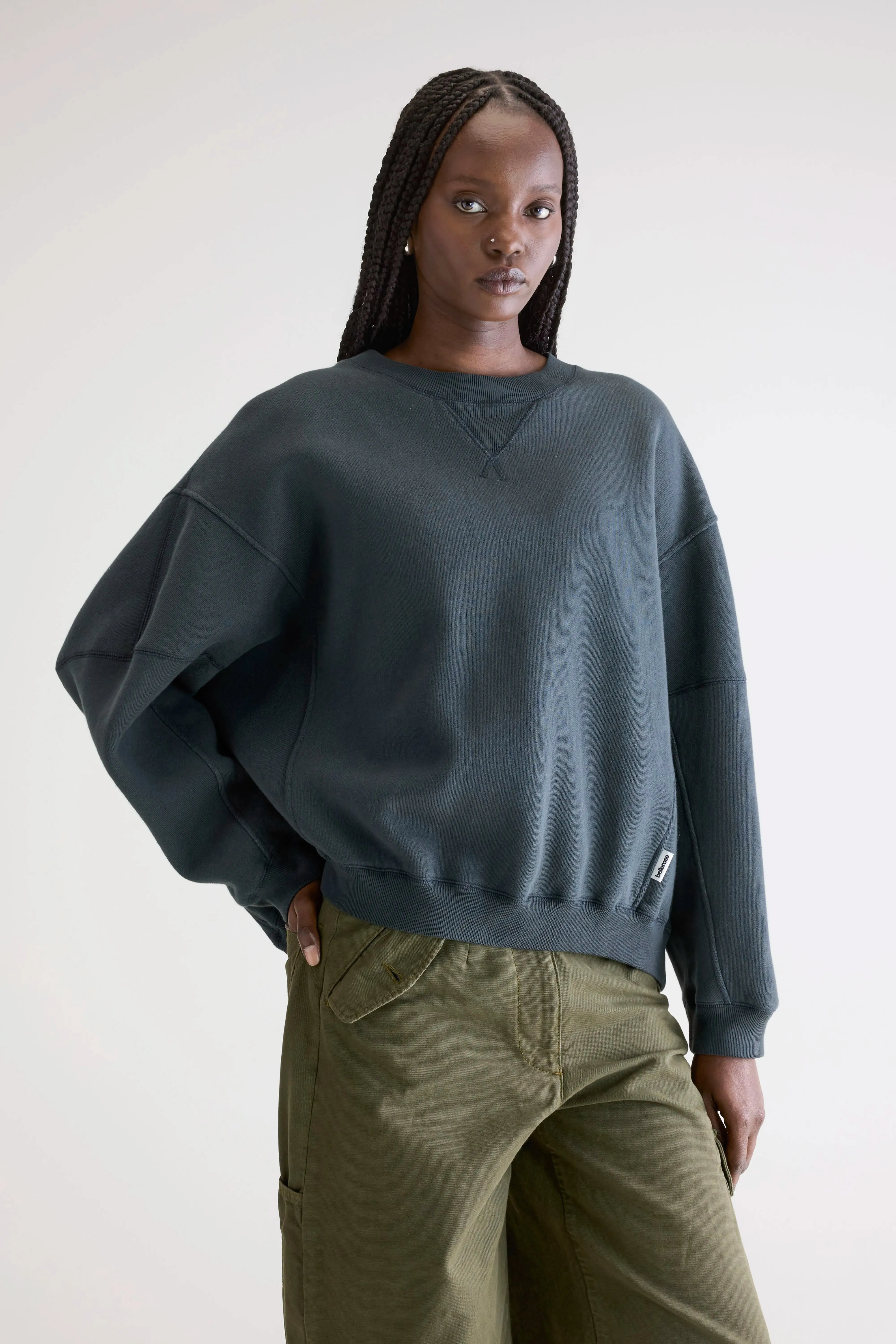 Flips crewneck sweatshirt (252 / W / PIRATE) sold by Bellerose product image thumbnail 2