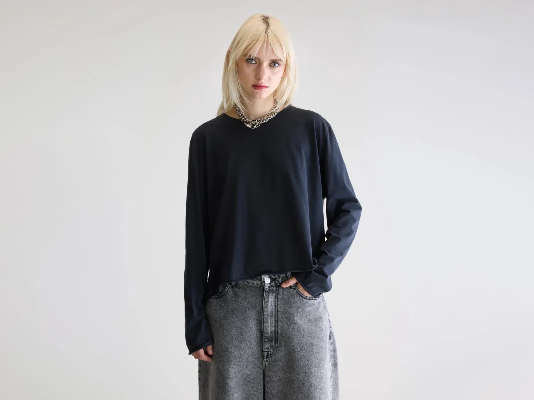Fercy long-sleeve t-shirt (252 / W / BLACK BLUE) sold by Bellerose