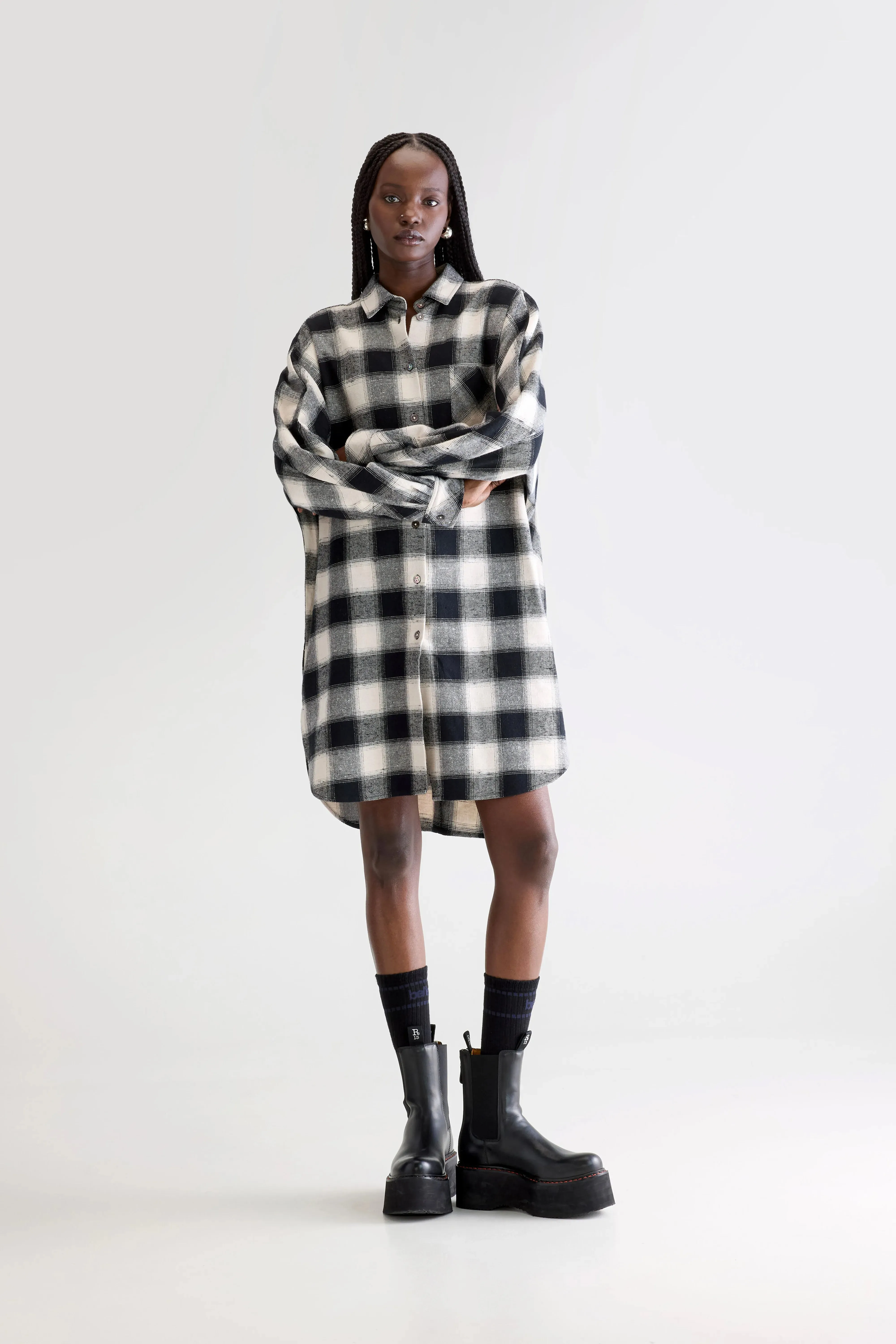 Janet shirt dress (252 / W / CHECK A) sold by Bellerose product image thumbnail 2