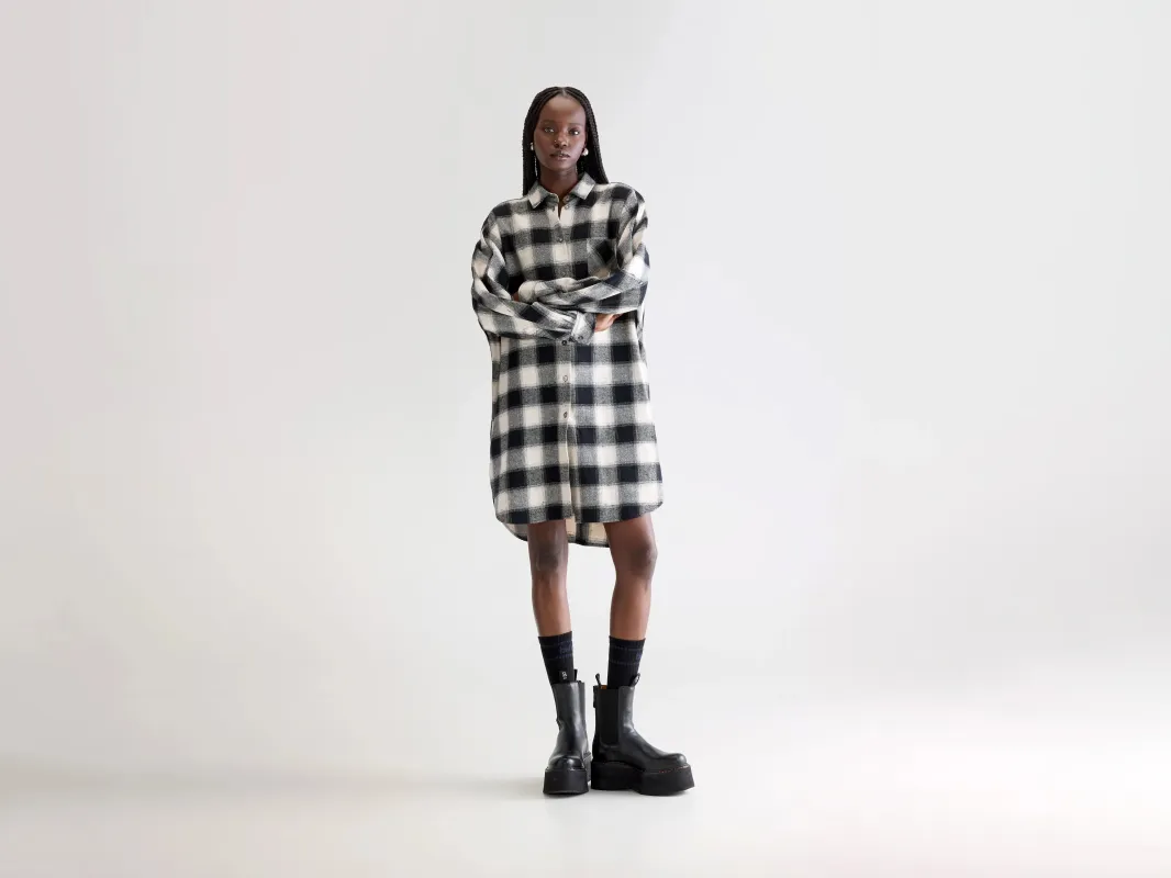 Janet shirt dress (252 / W / CHECK A) sold by Bellerose