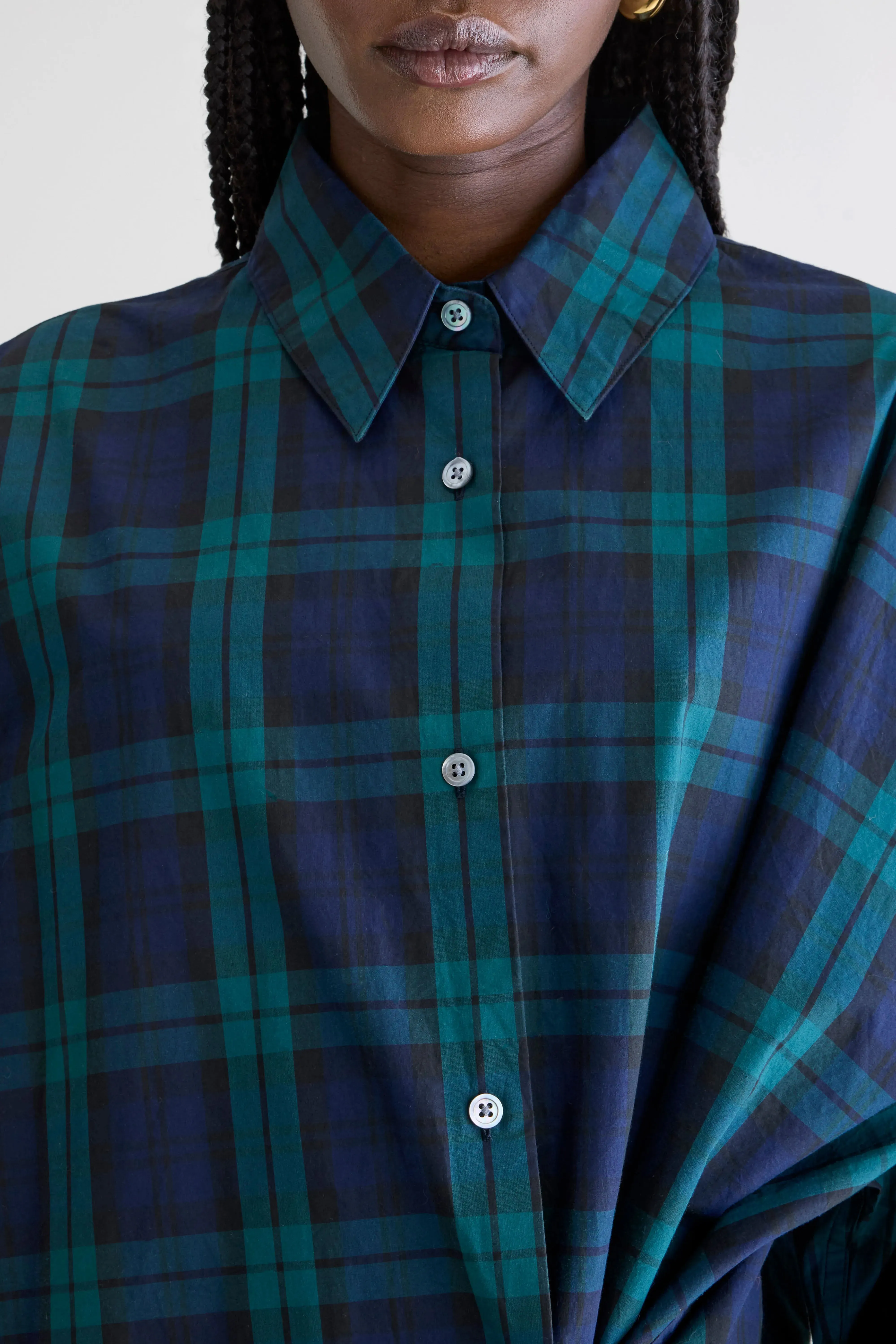 Grappa shirt dress (252 / W / CHECK E) sold by Bellerose product image thumbnail 5