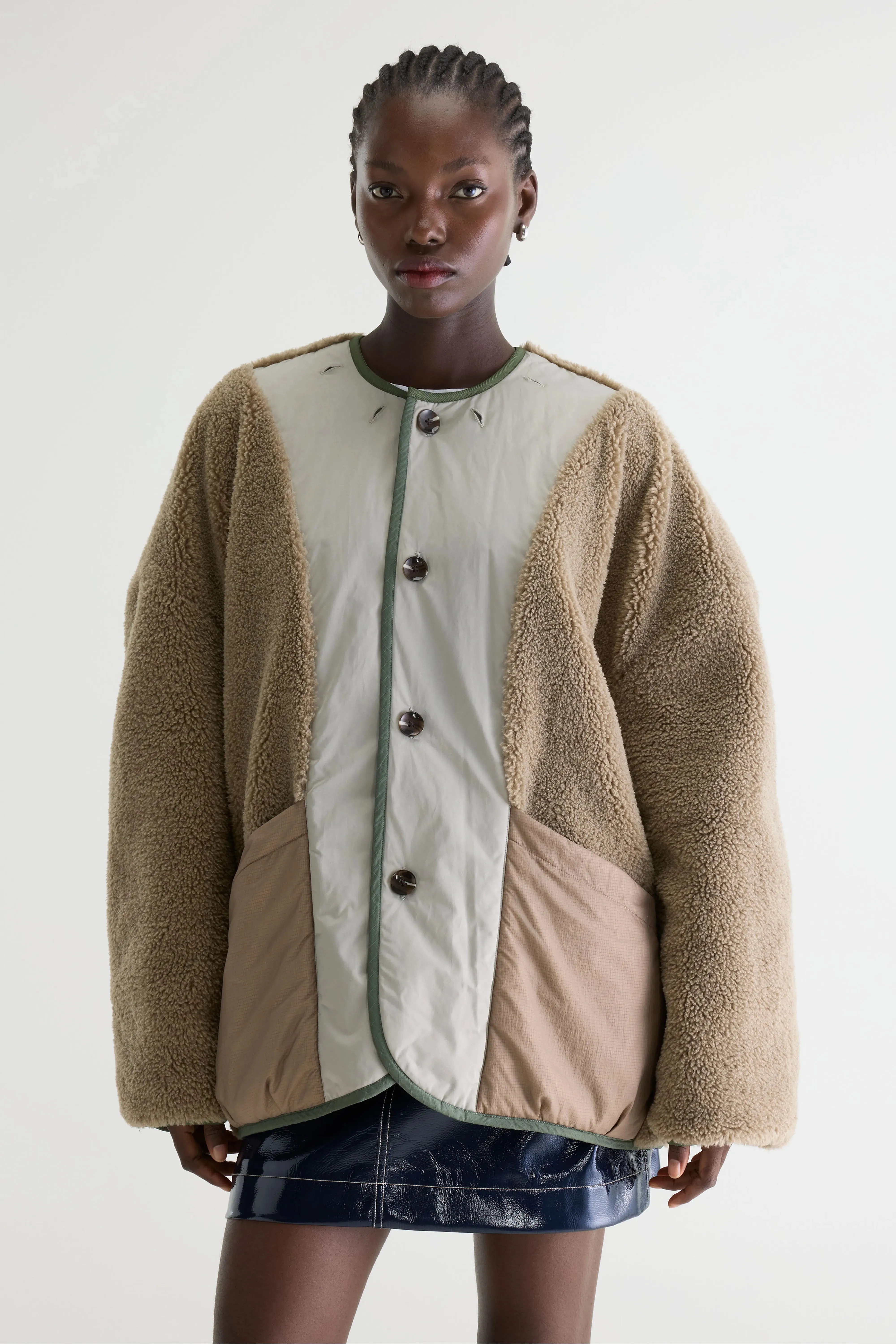Hampton teddy jacket (252 / W / EUCALYPTUS) sold by Bellerose product image thumbnail 3