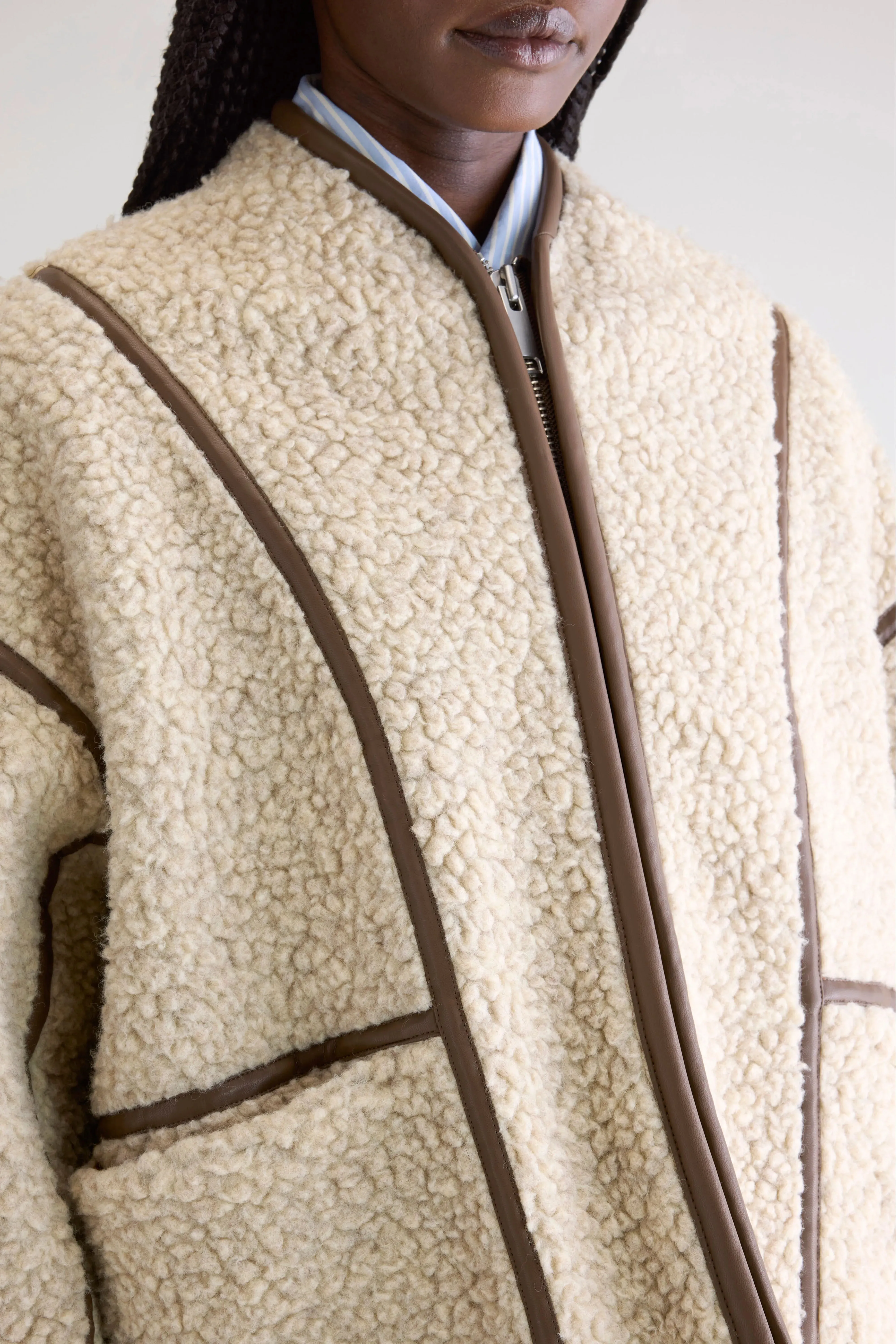 Jina sherpa jacket (252 / W / NATURAL) sold by Bellerose product image thumbnail 5