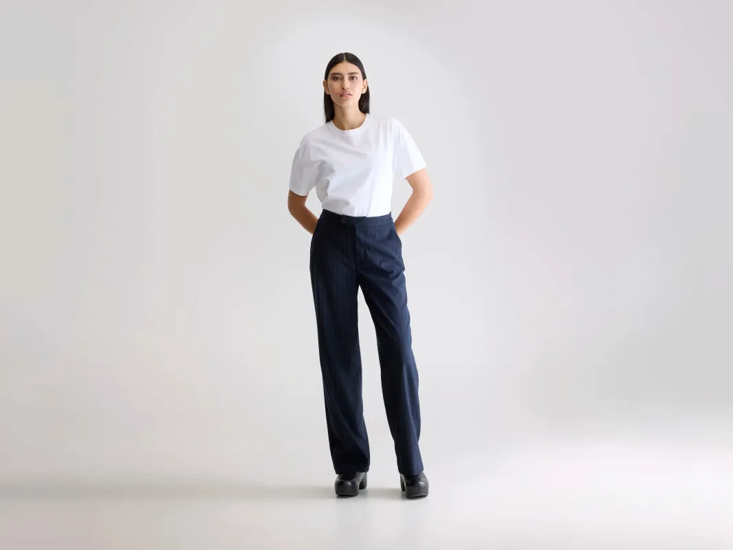 Tilla tailored trousers (252 / W / STRIPE A) sold by Bellerose
