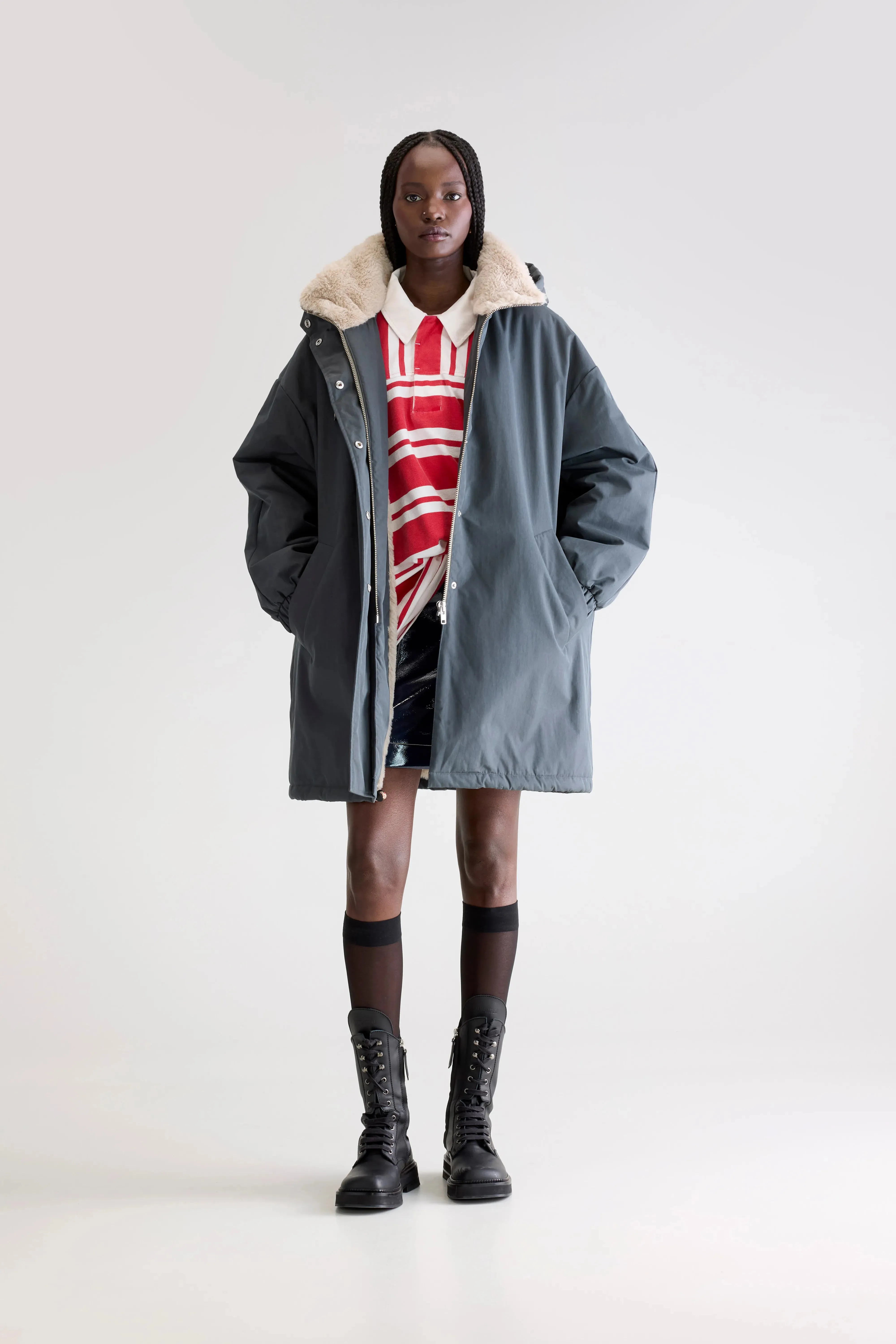 Jade duffle parka (252 / W / PIRATE) sold by Bellerose product image thumbnail 2