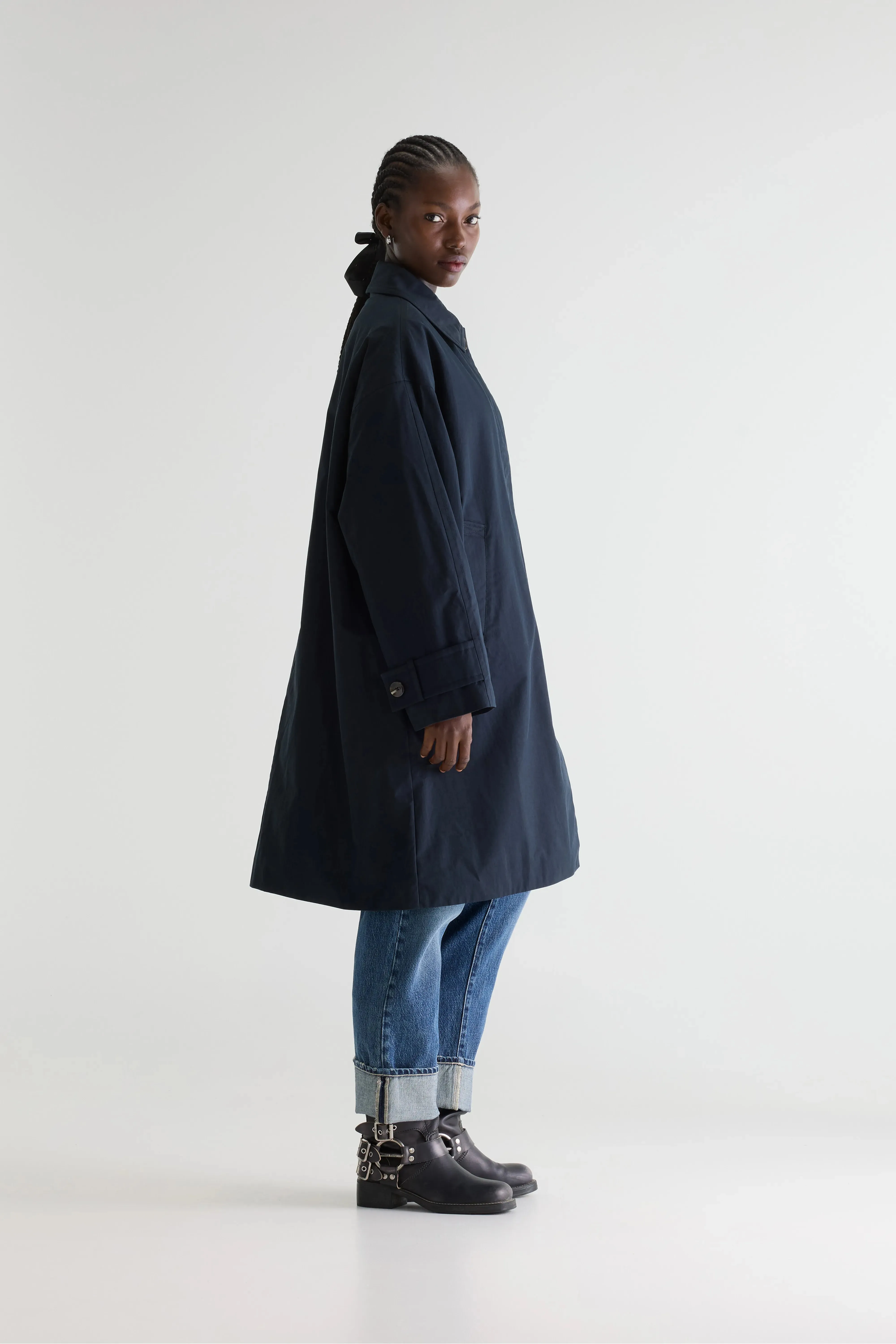 Hestia trenchcoat (252 / W / NAVY) sold by Bellerose product image thumbnail 5