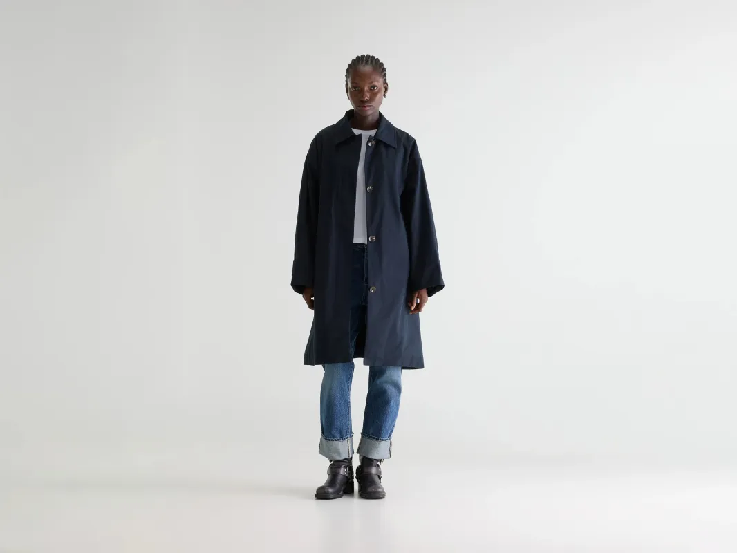 Hestia trenchcoat (252 / W / NAVY) sold by Bellerose