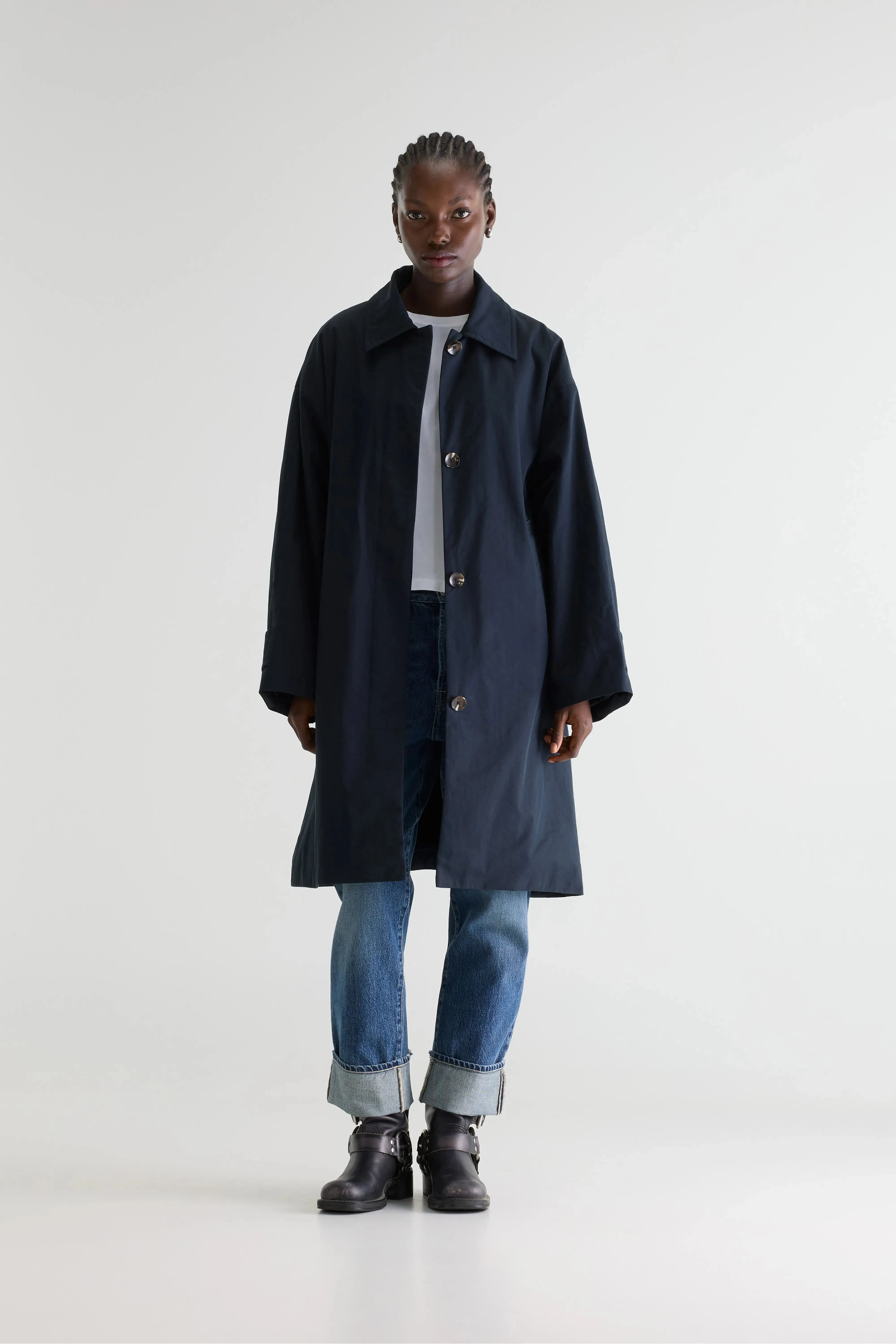 Hestia trenchcoat (252 / W / NAVY) sold by Bellerose product image thumbnail 2