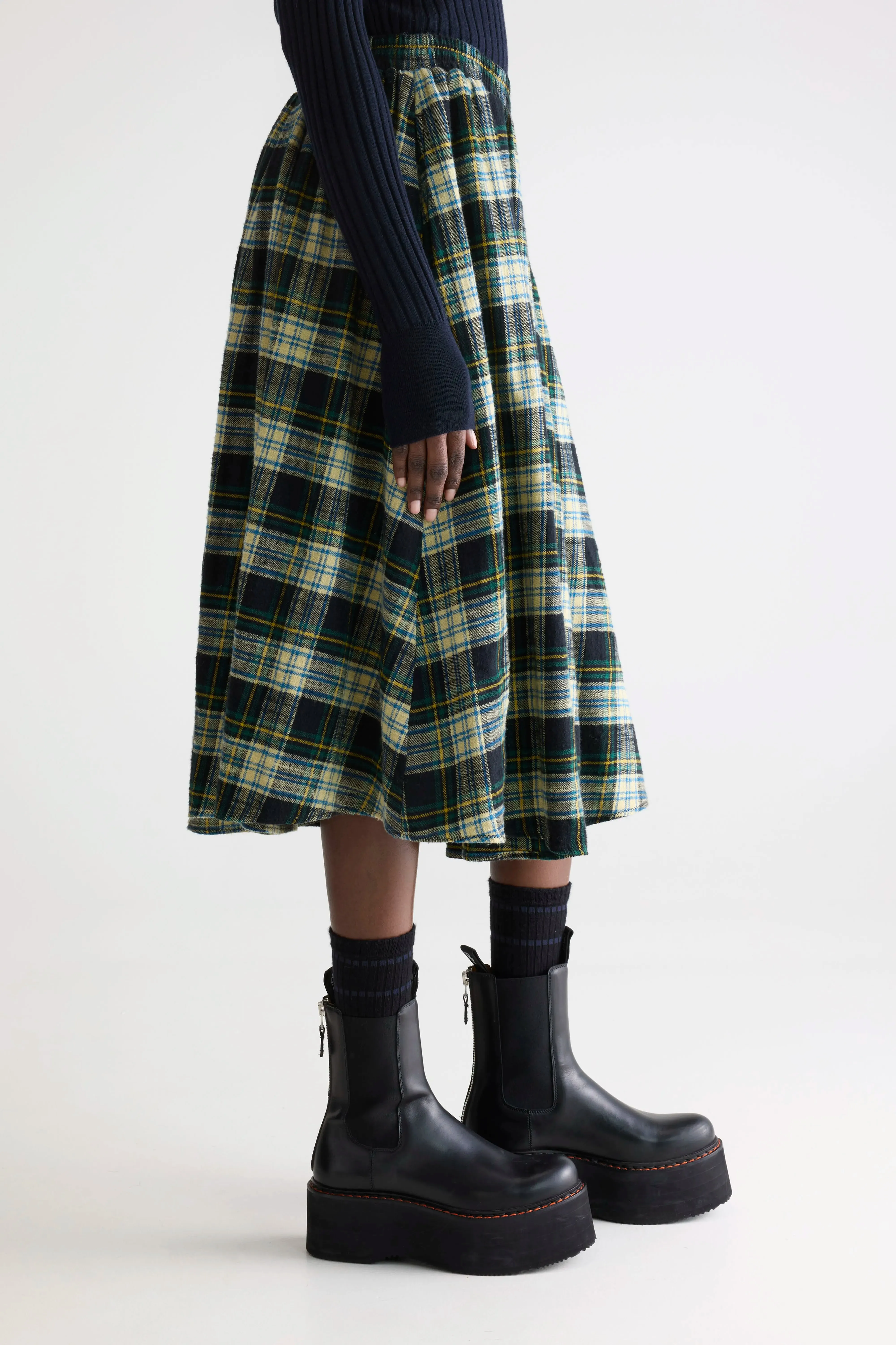 Woogie midi a-line skirt (252 / W / CHECK A) sold by Bellerose product image thumbnail 5
