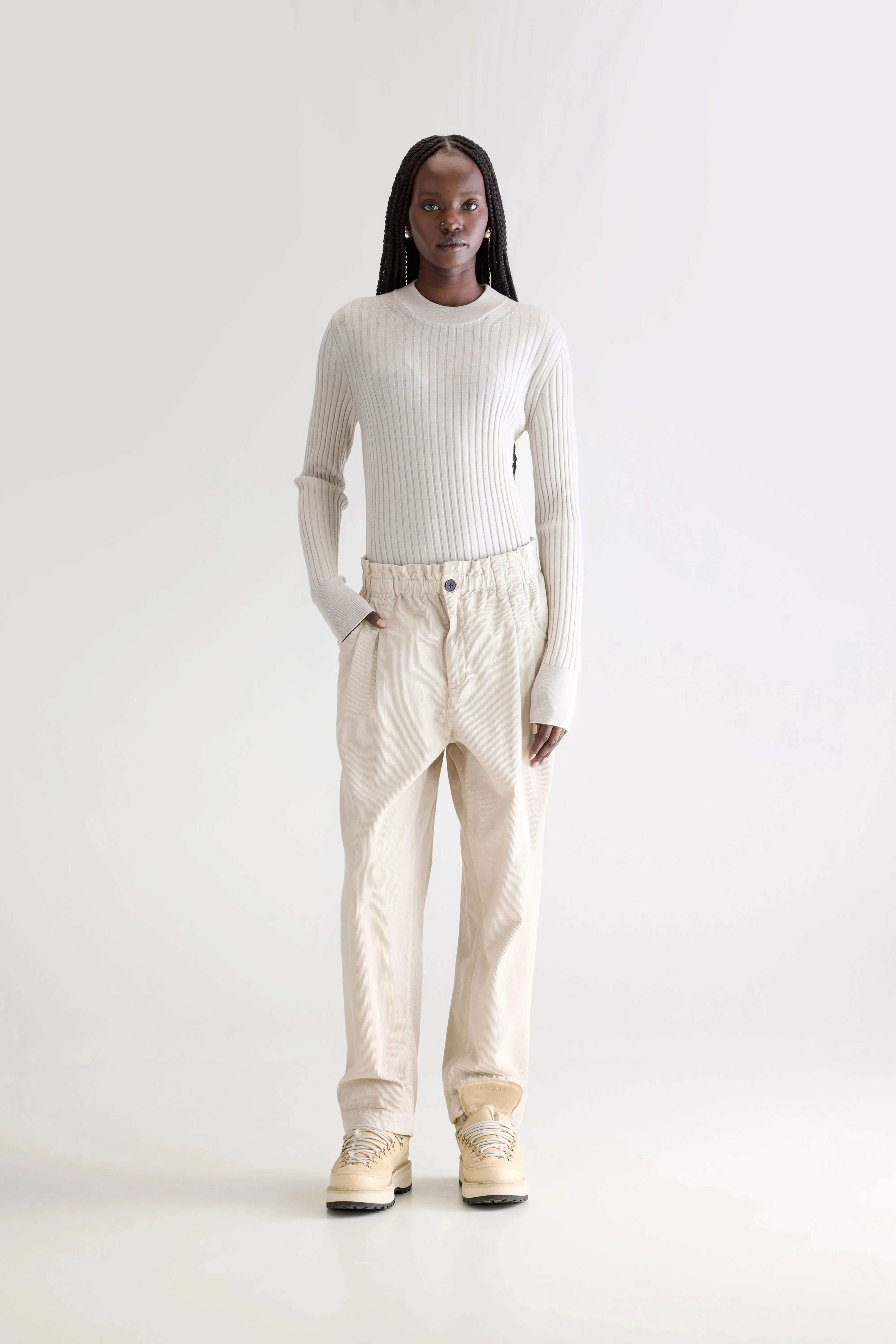 Winona paperbag trousers (252 / W / STONE) sold by Bellerose product image thumbnail 2