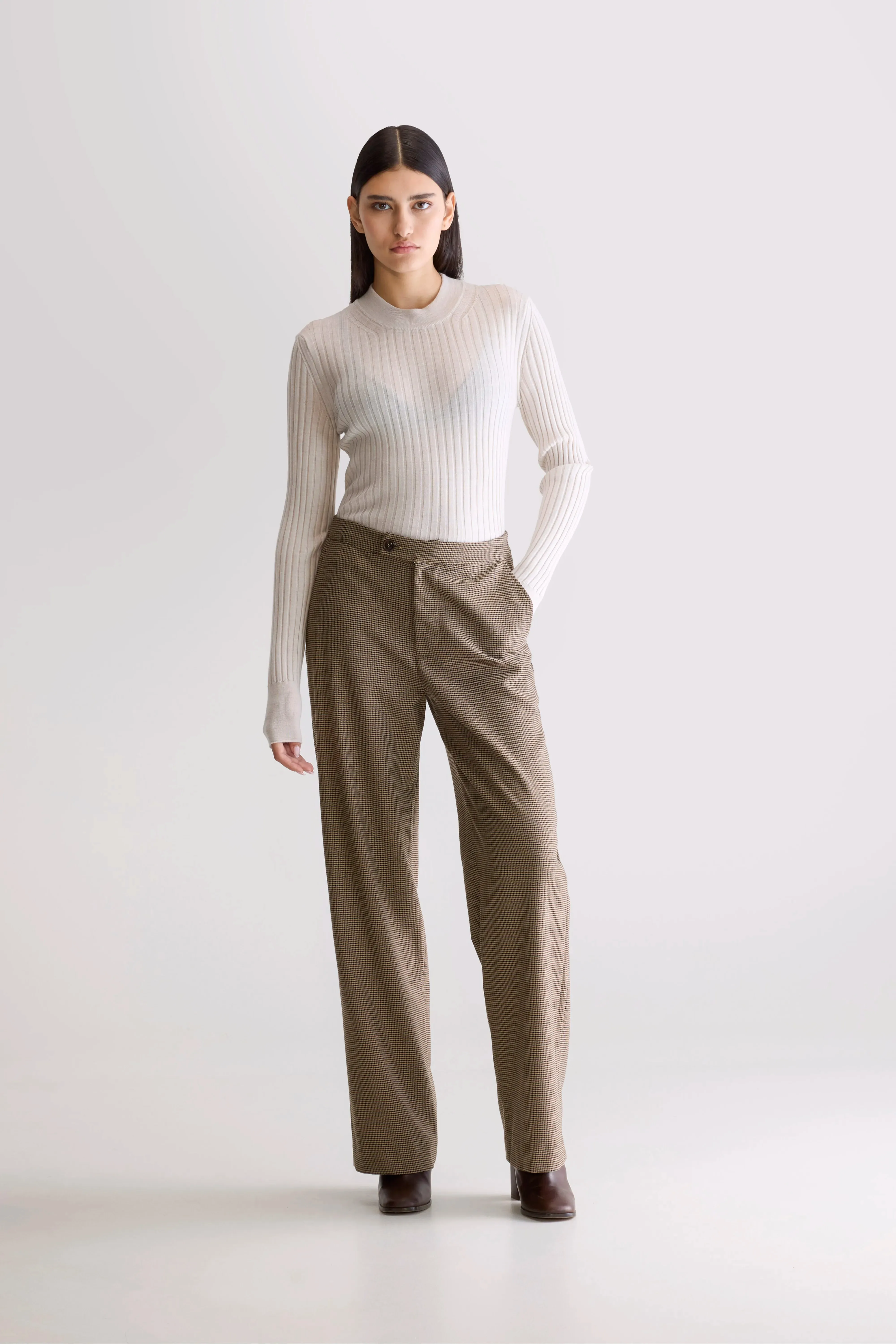 Tilla tailored trousers (252 / W / CHECK A) sold by Bellerose product image thumbnail 2