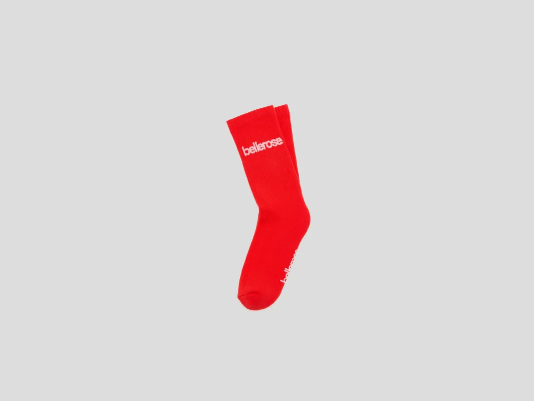 Vem crew socks (252 / W / ECARLATE) sold by Bellerose