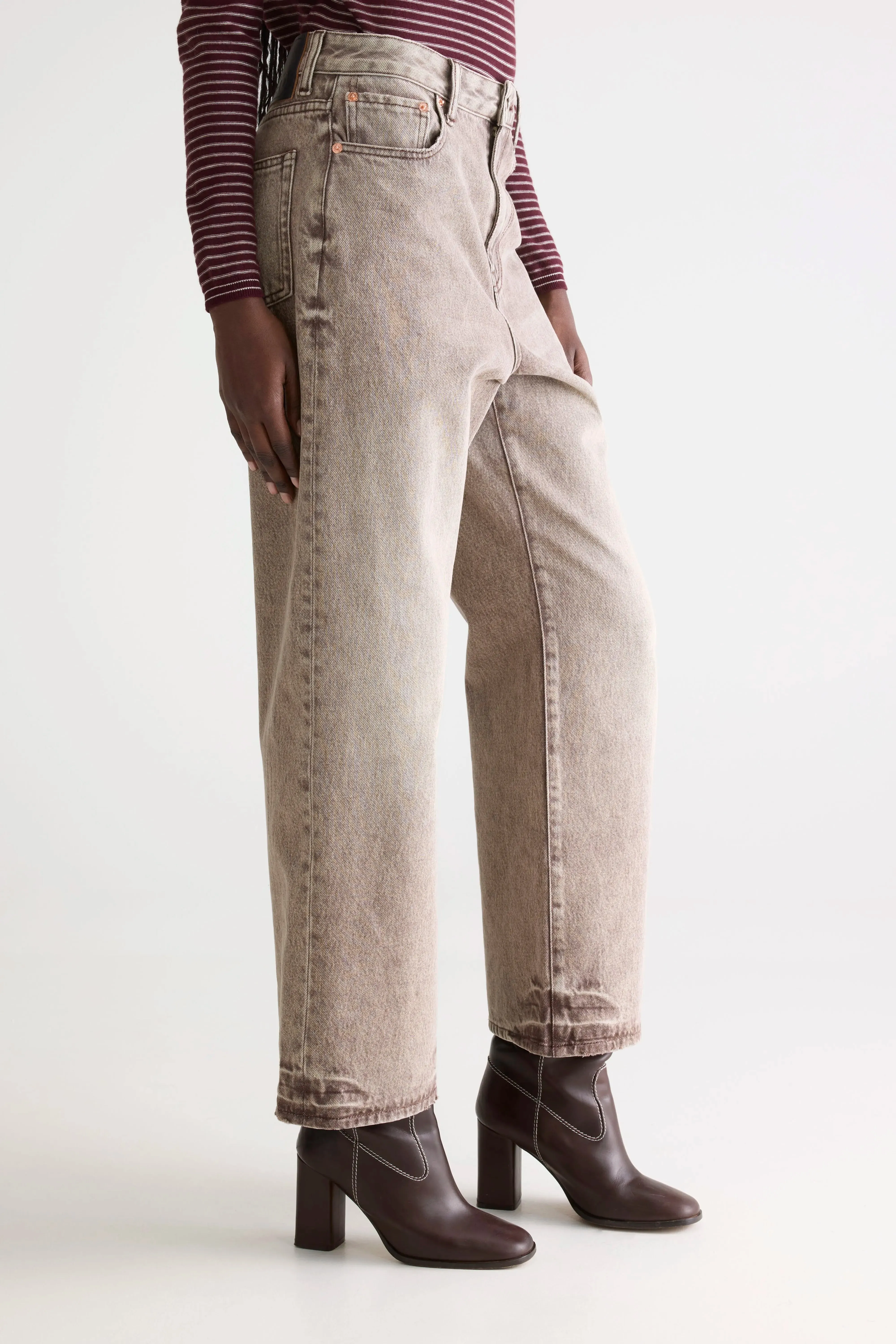 Denim N. 61 wide jeans (252 / W / BROWN SNOW) sold by Bellerose product image thumbnail 5