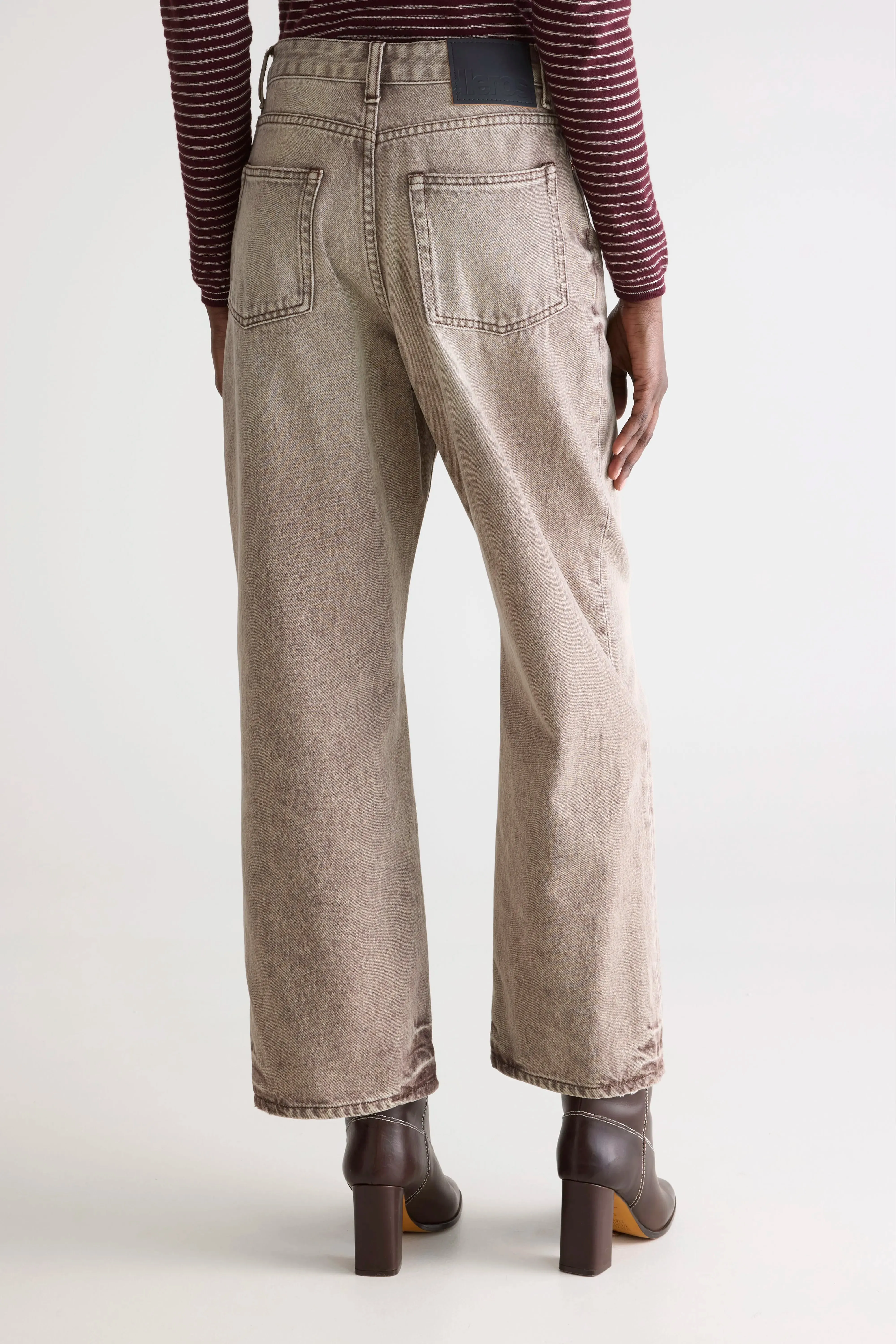 Denim N. 61 wide jeans (252 / W / BROWN SNOW) sold by Bellerose product image thumbnail 4