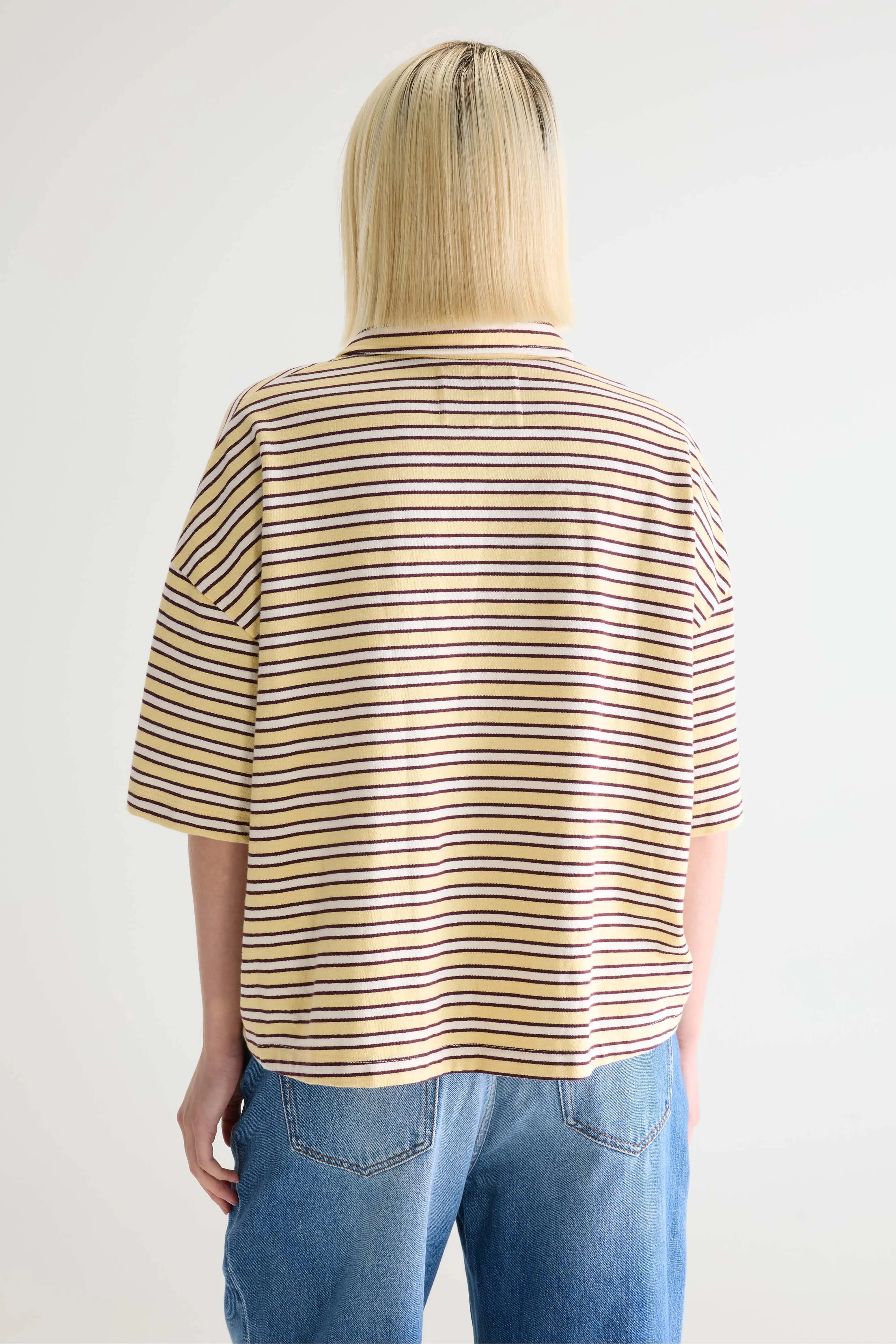 Foolo short-sleeve polo (252 / W / STRIPE A) sold by Bellerose product image thumbnail 4