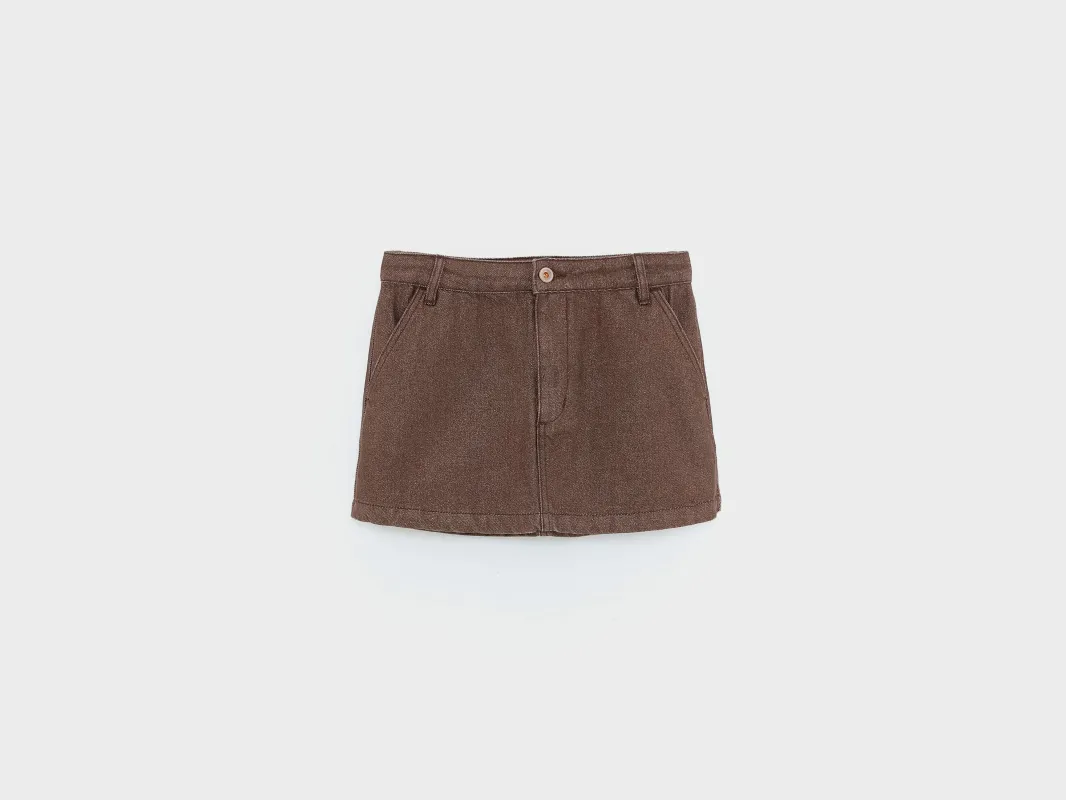 Pebbs mini skirt (252 / G / SEQUOIA) sold by Bellerose