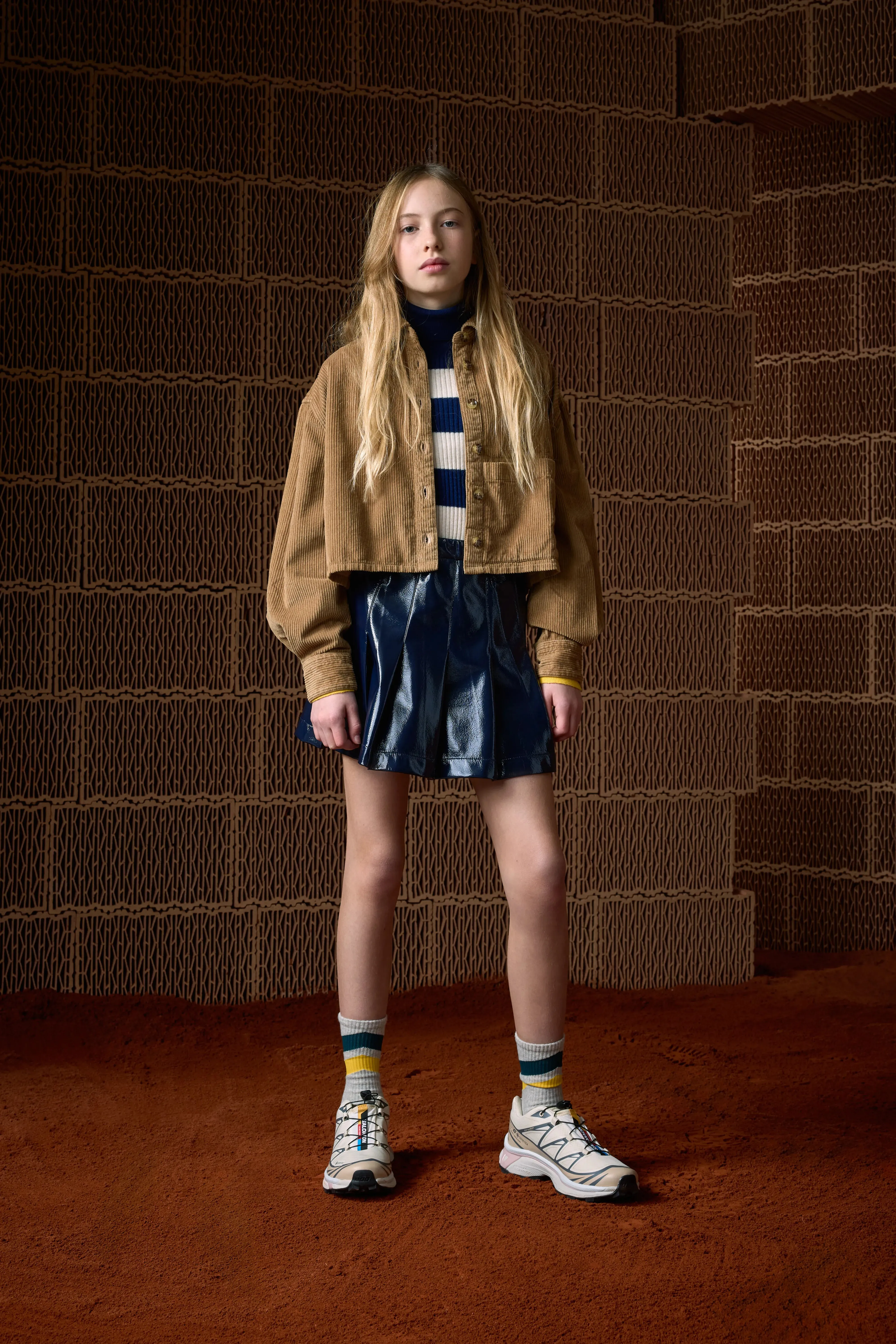 Asrock pleated mini skirt (252 / G / CAPTAIN) sold by Bellerose product image thumbnail 2