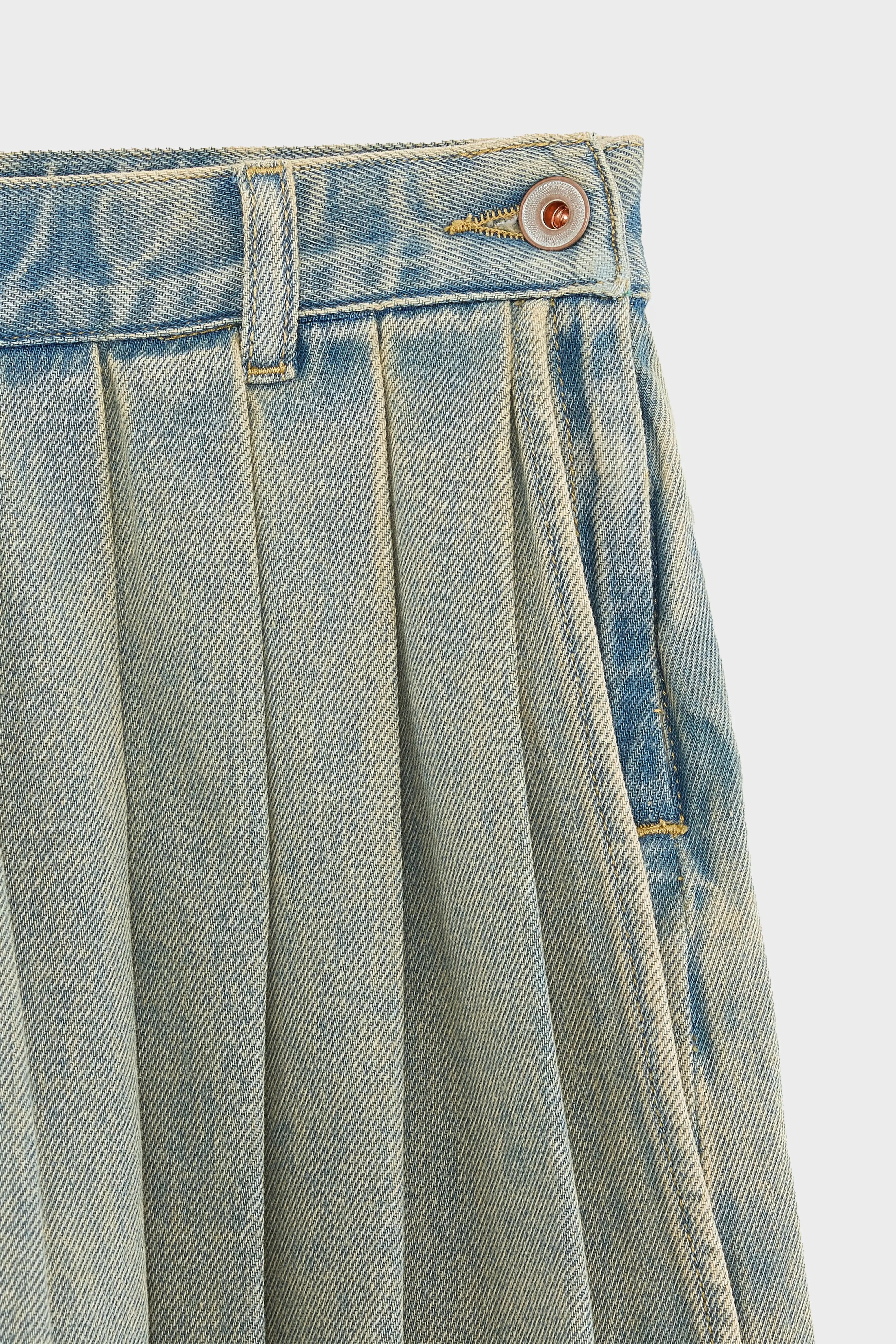 Waves mini skort (252 / G / USED BLUE) sold by Bellerose product image thumbnail 3