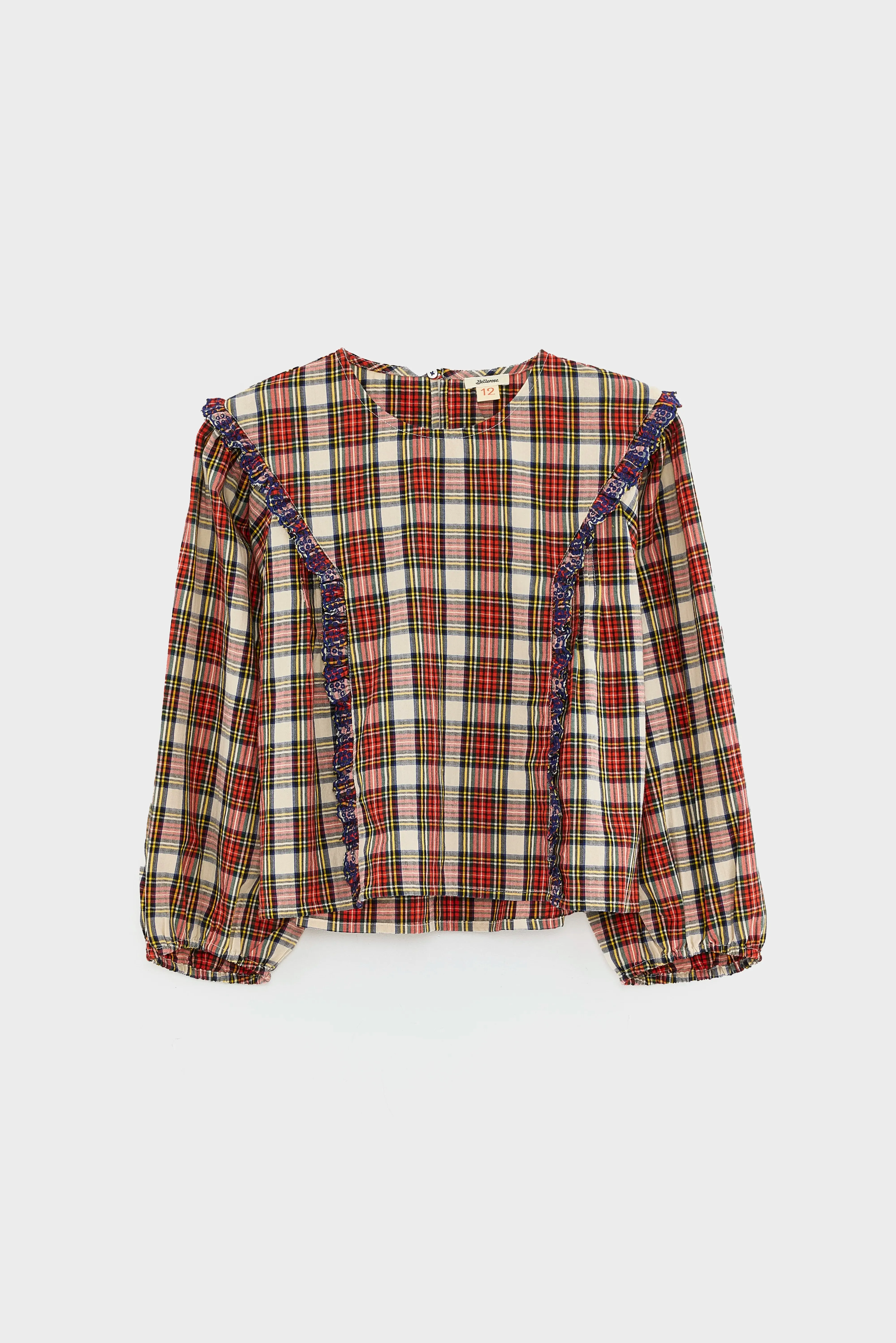 Himpi plaid blouse (252 / G / CHECK B) sold by Bellerose product image thumbnail 2