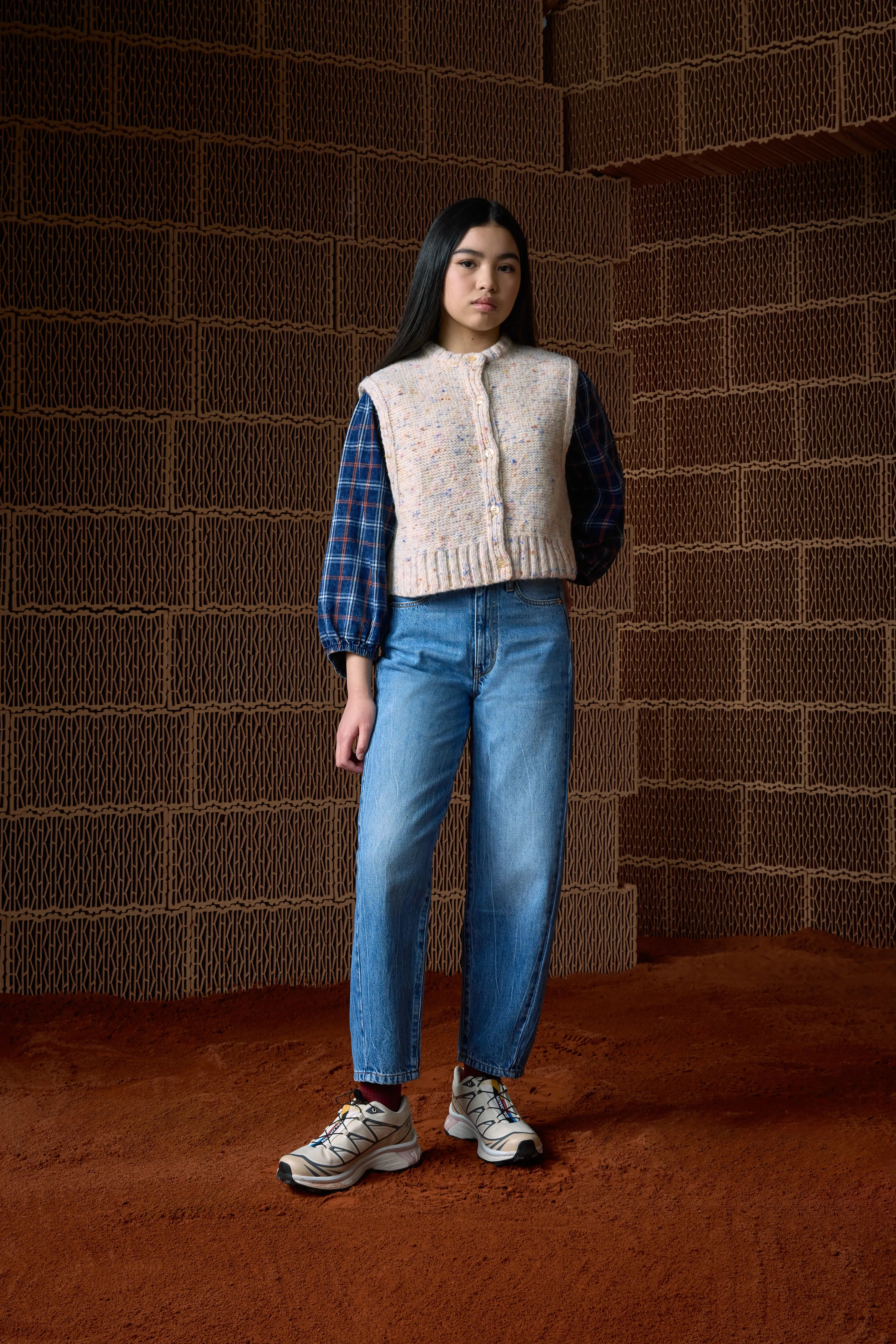 Agagi sleeveless cardigan (252 / G / COMBO A) sold by Bellerose product image thumbnail 2