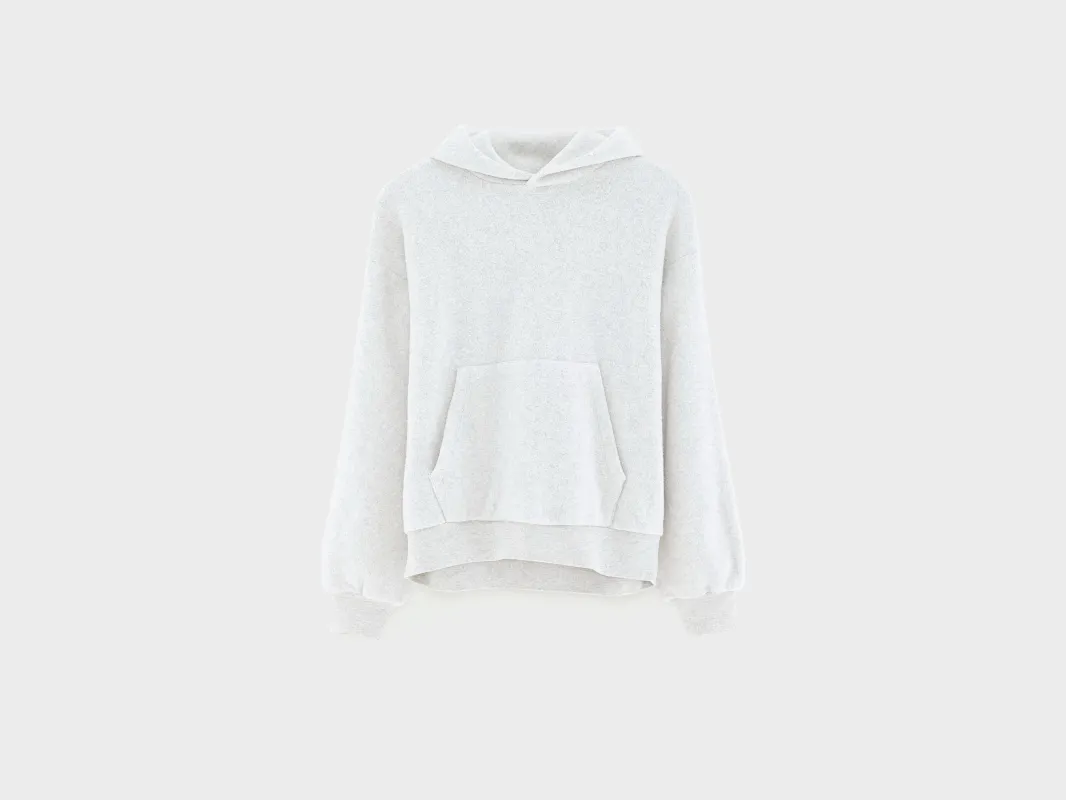 Farolo relaxed hoodie (252 / B / OYSTER) sold by Bellerose