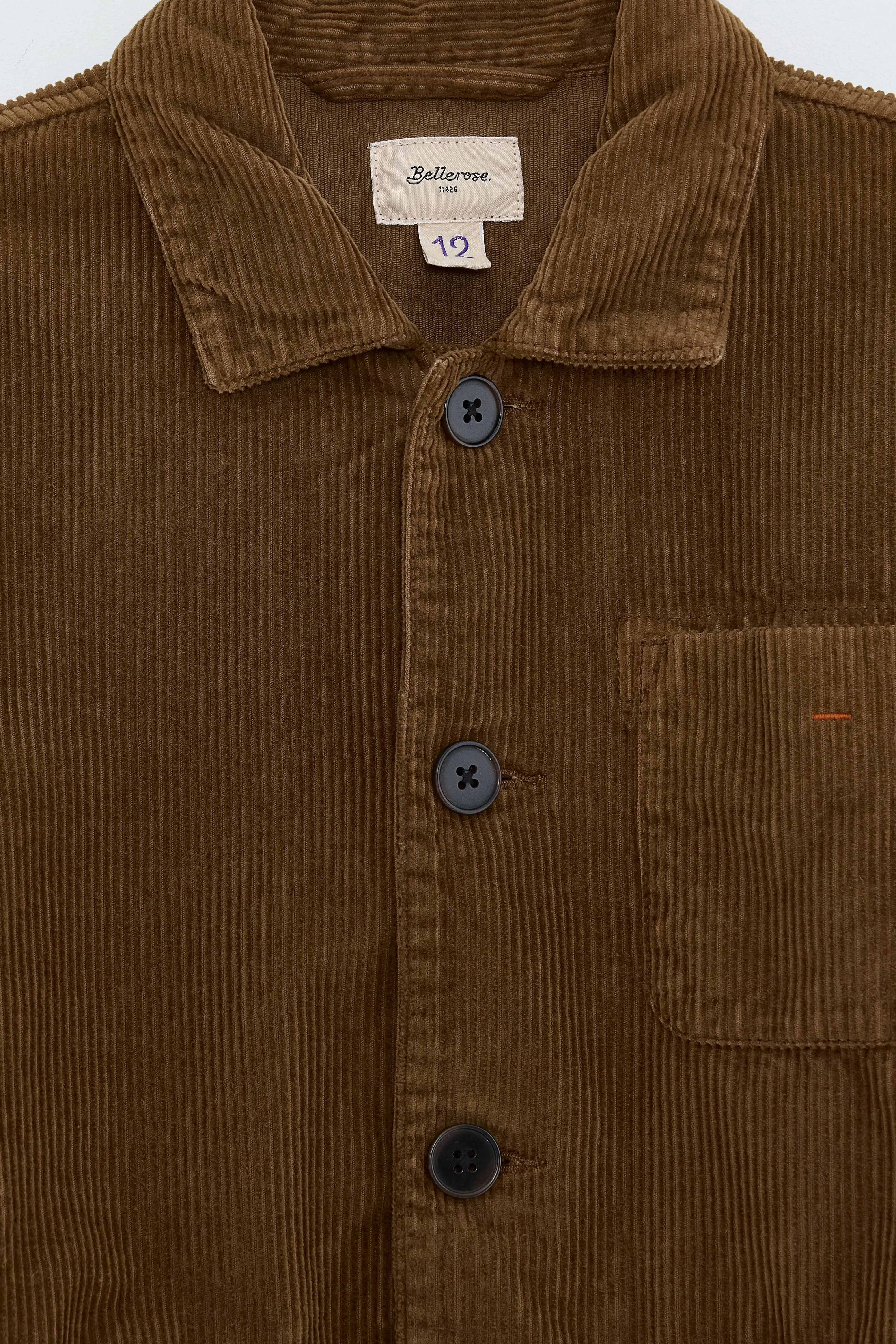 Wayatt relaxed overshirt (252 / B / RACOON) sold by Bellerose product image thumbnail 4