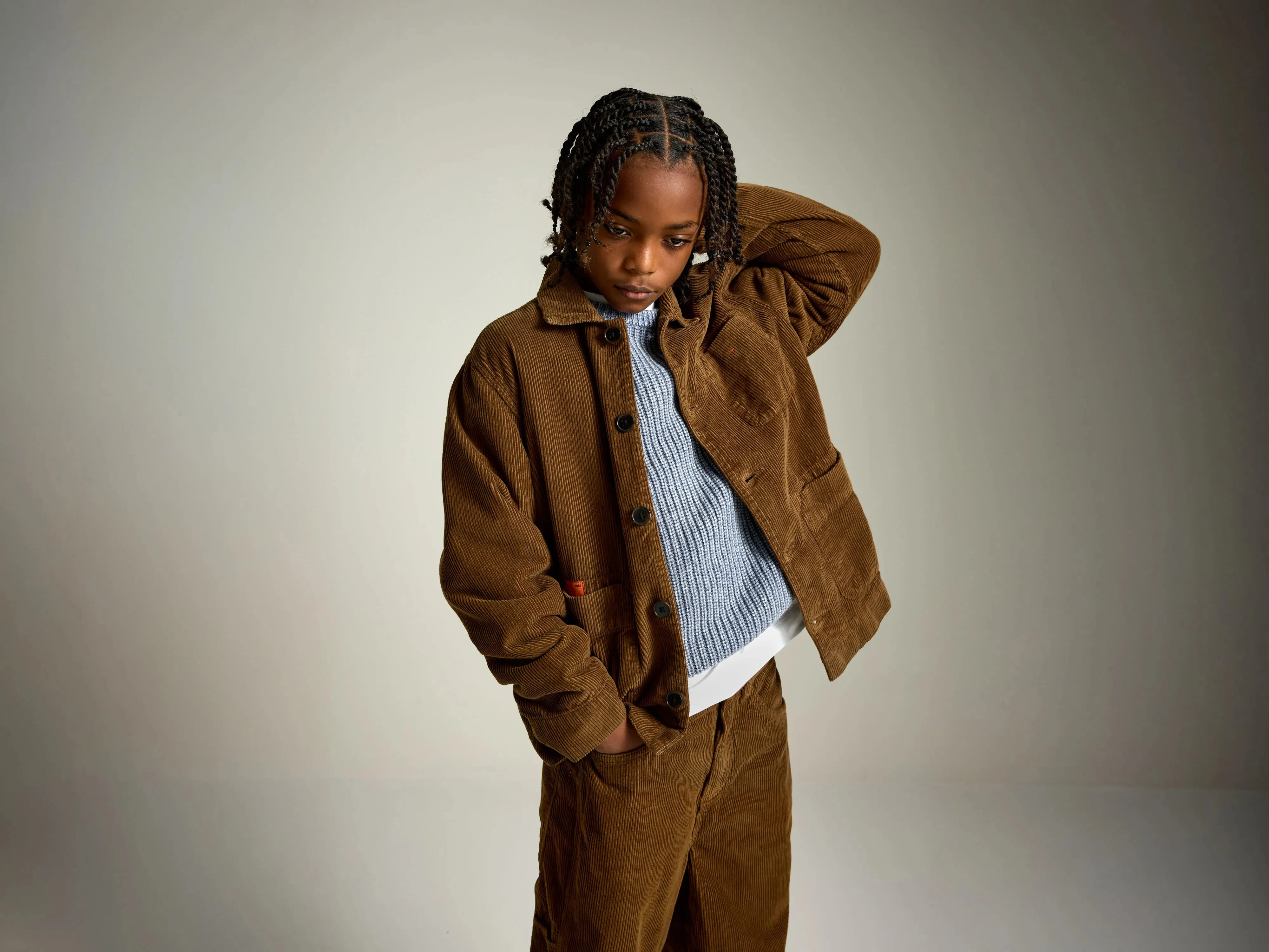 Wayatt relaxed overshirt (252 / B / RACOON) sold by Bellerose