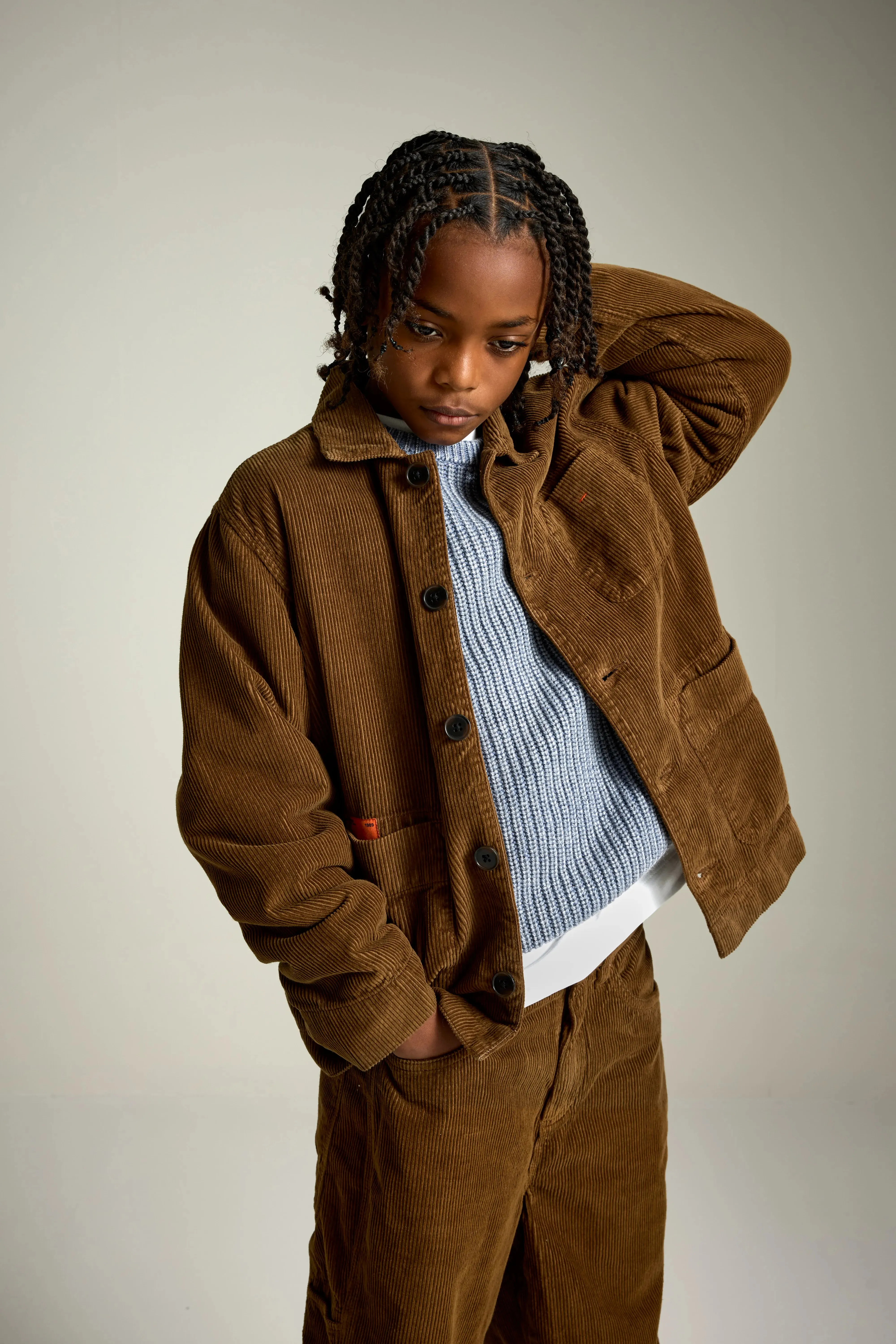 Wayatt relaxed overshirt (252 / B / RACOON) sold by Bellerose product image thumbnail 2