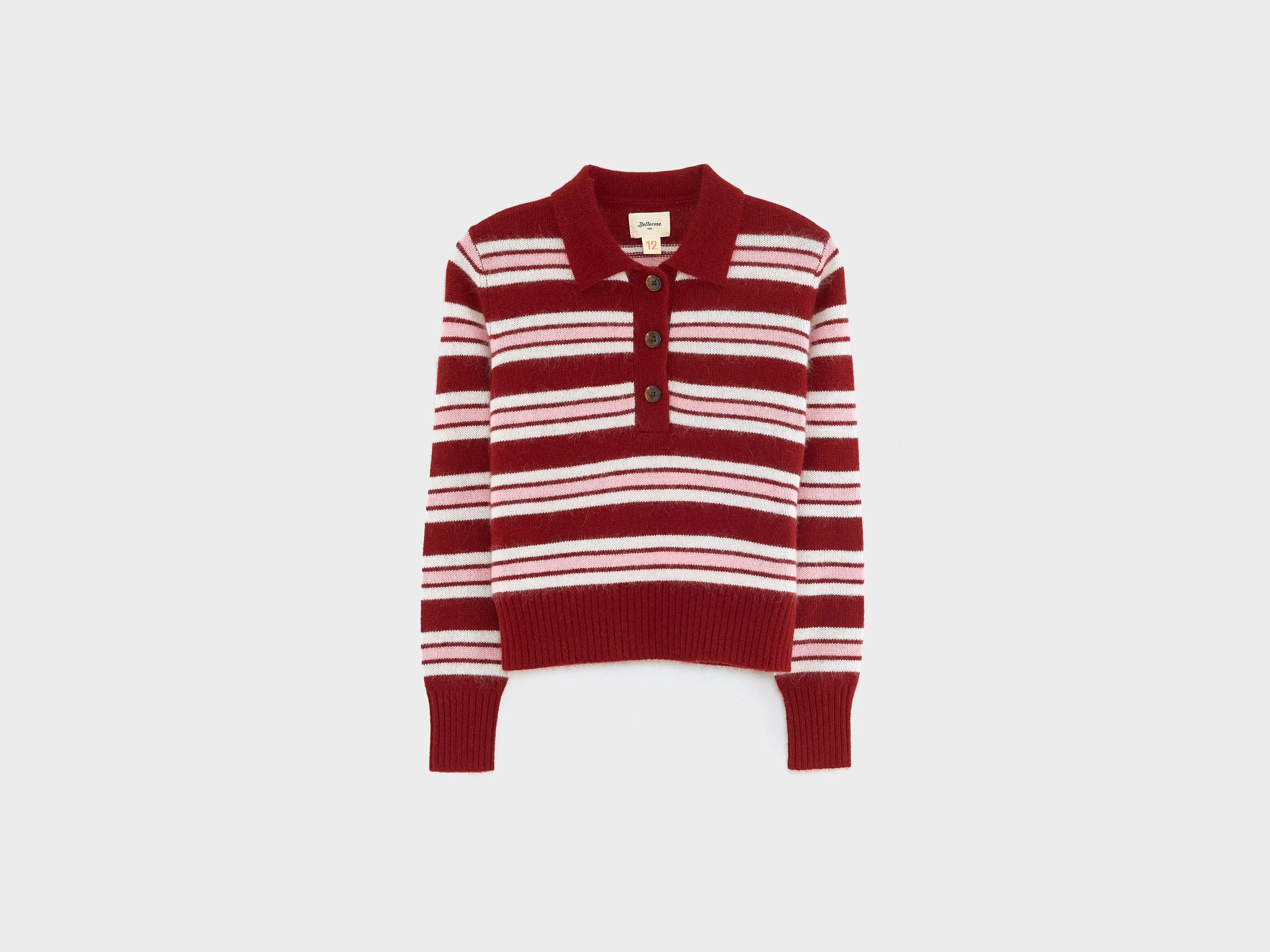 Gimol polo neck sweater (252 / G / STRIPE A) sold by Bellerose