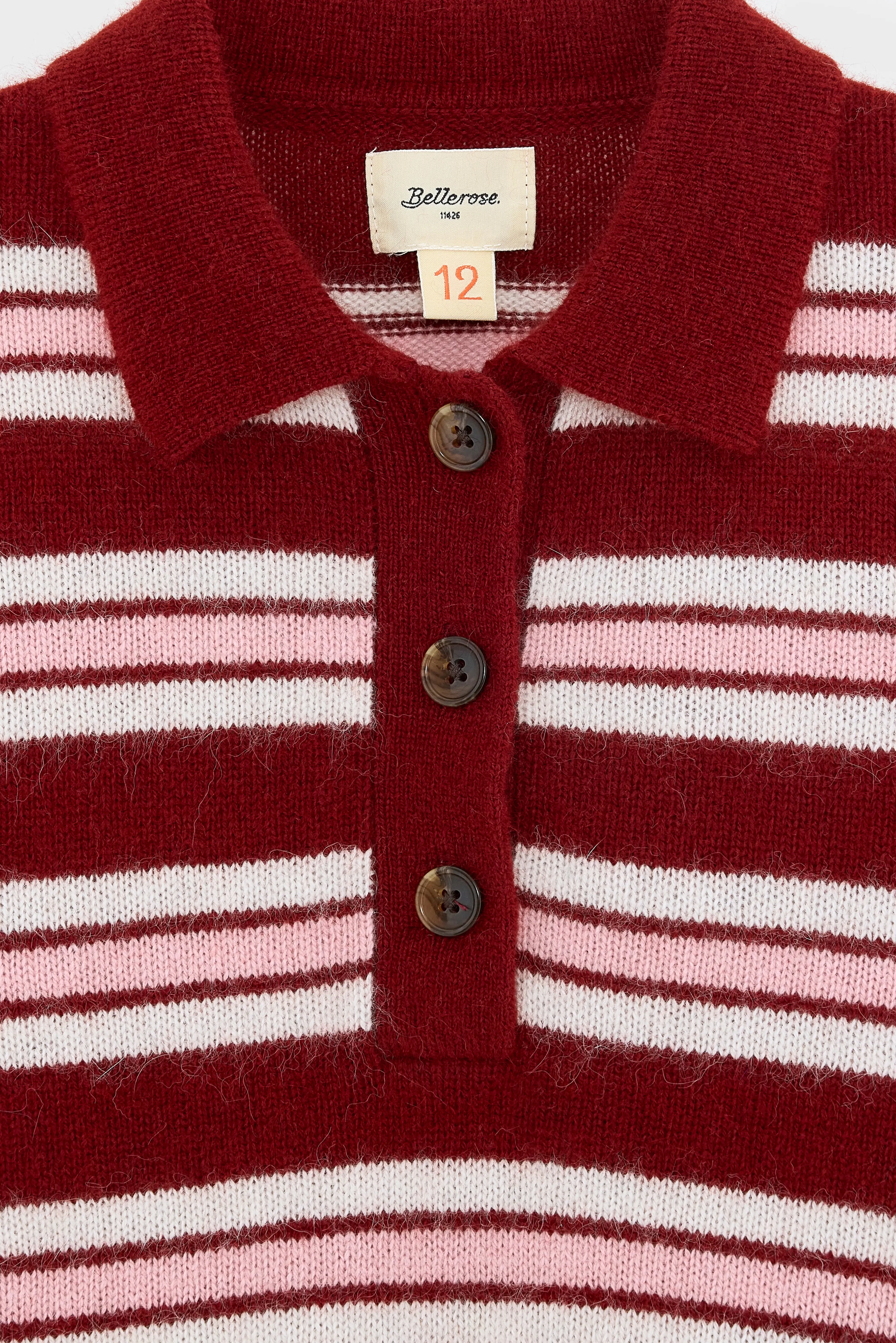 Gimol polo neck sweater (252 / G / STRIPE A) sold by Bellerose product image thumbnail 3