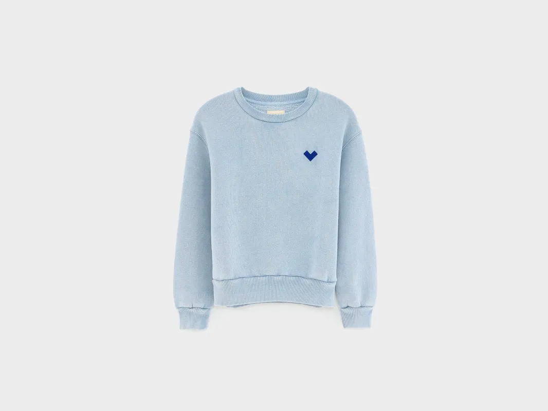Fanzi crewneck sweatshirt (252 / G / CHAMBRAY) sold by Bellerose